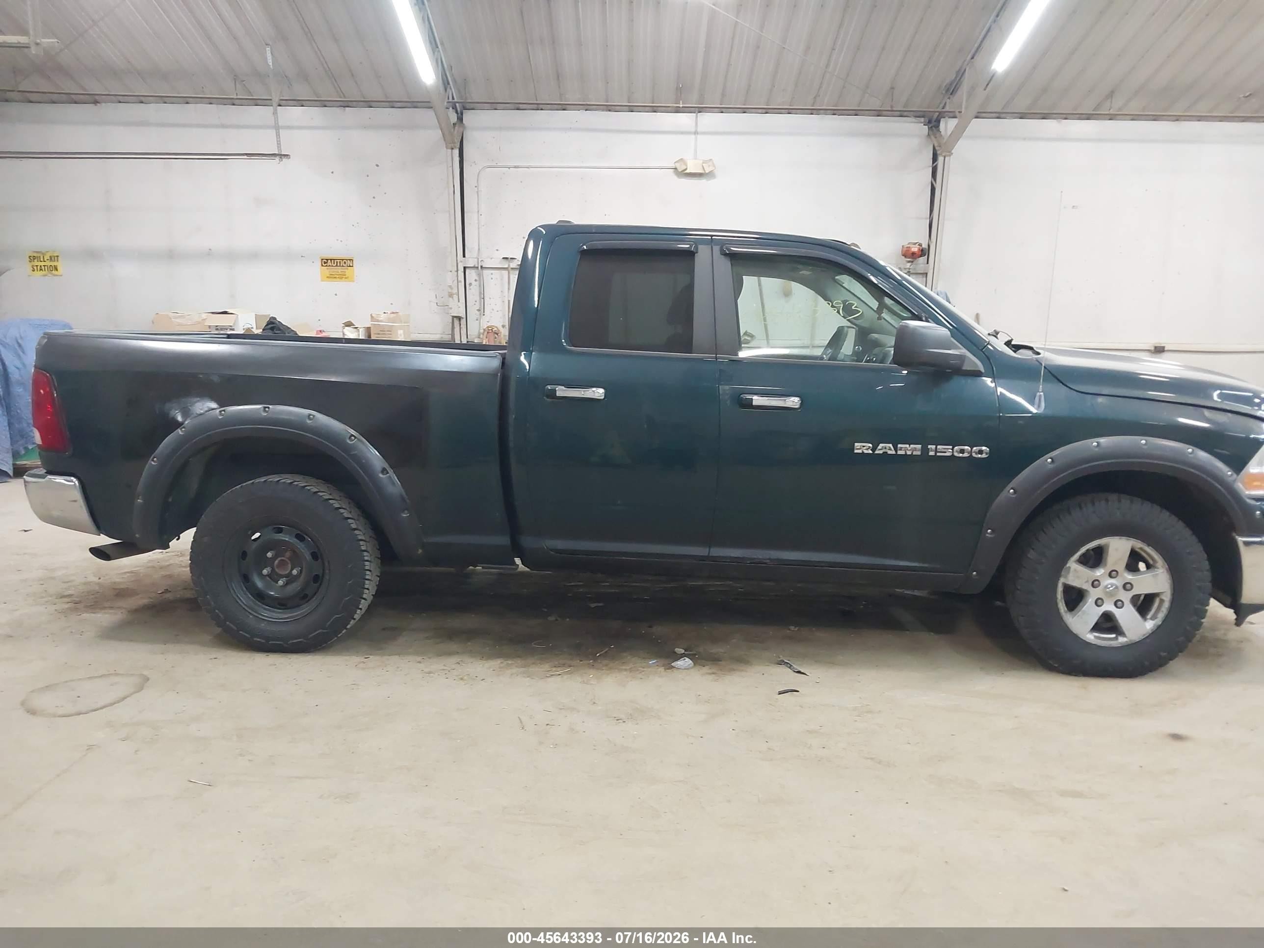 2011 Ram Ram 1500 Slt Green vin: 1D7RV1GP4BS624401