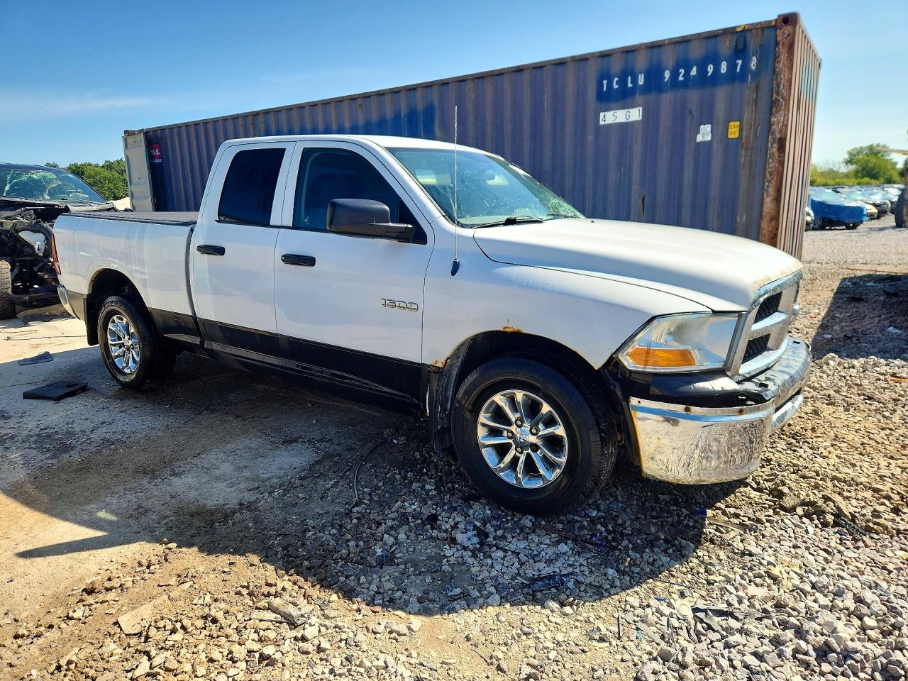 2011 Dodge Ram 1500 White vin: 1D7RV1GP4BS626861