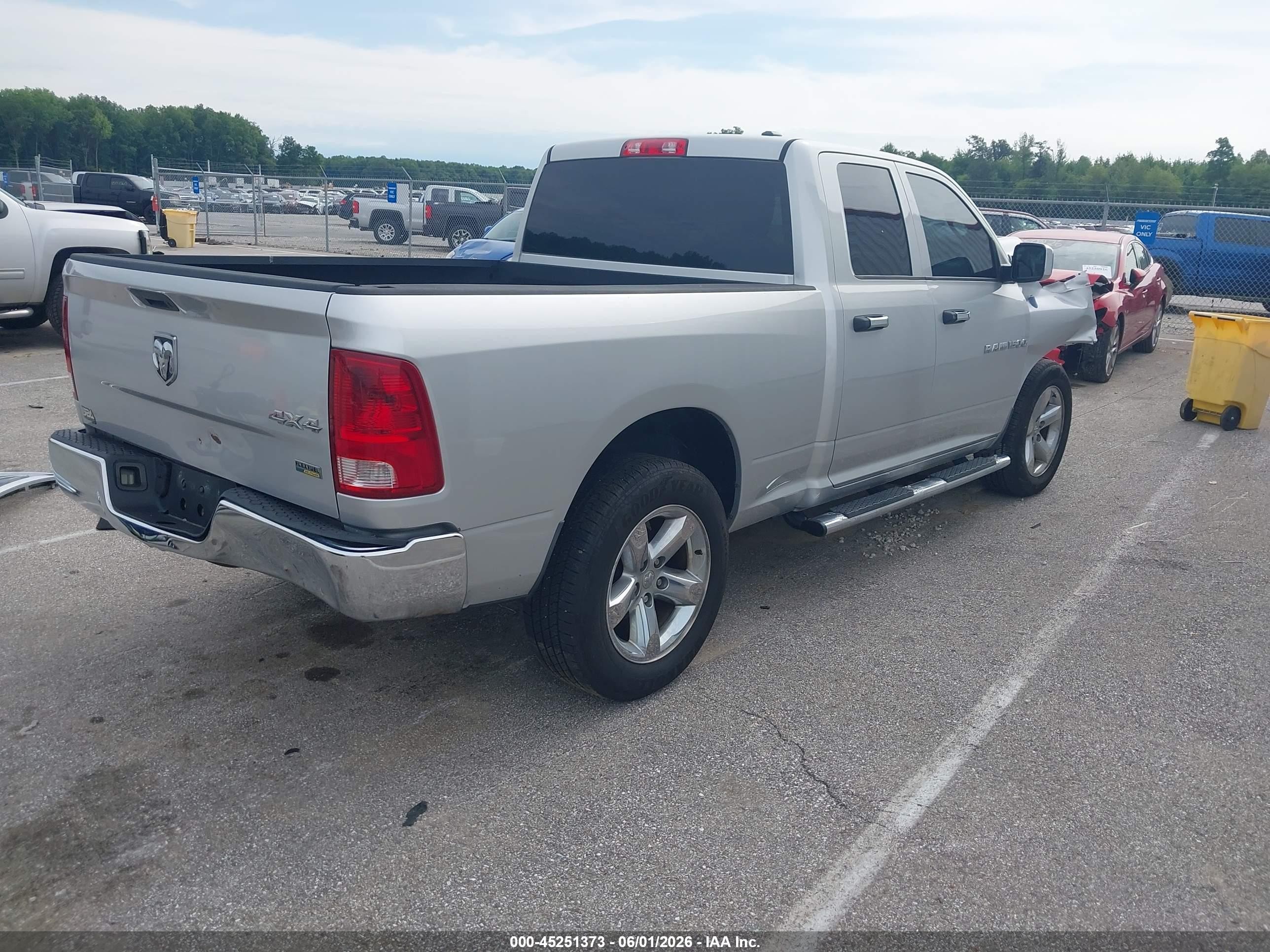 2011 Ram Ram 1500 St Silver vin: 1D7RV1GP4BS705849