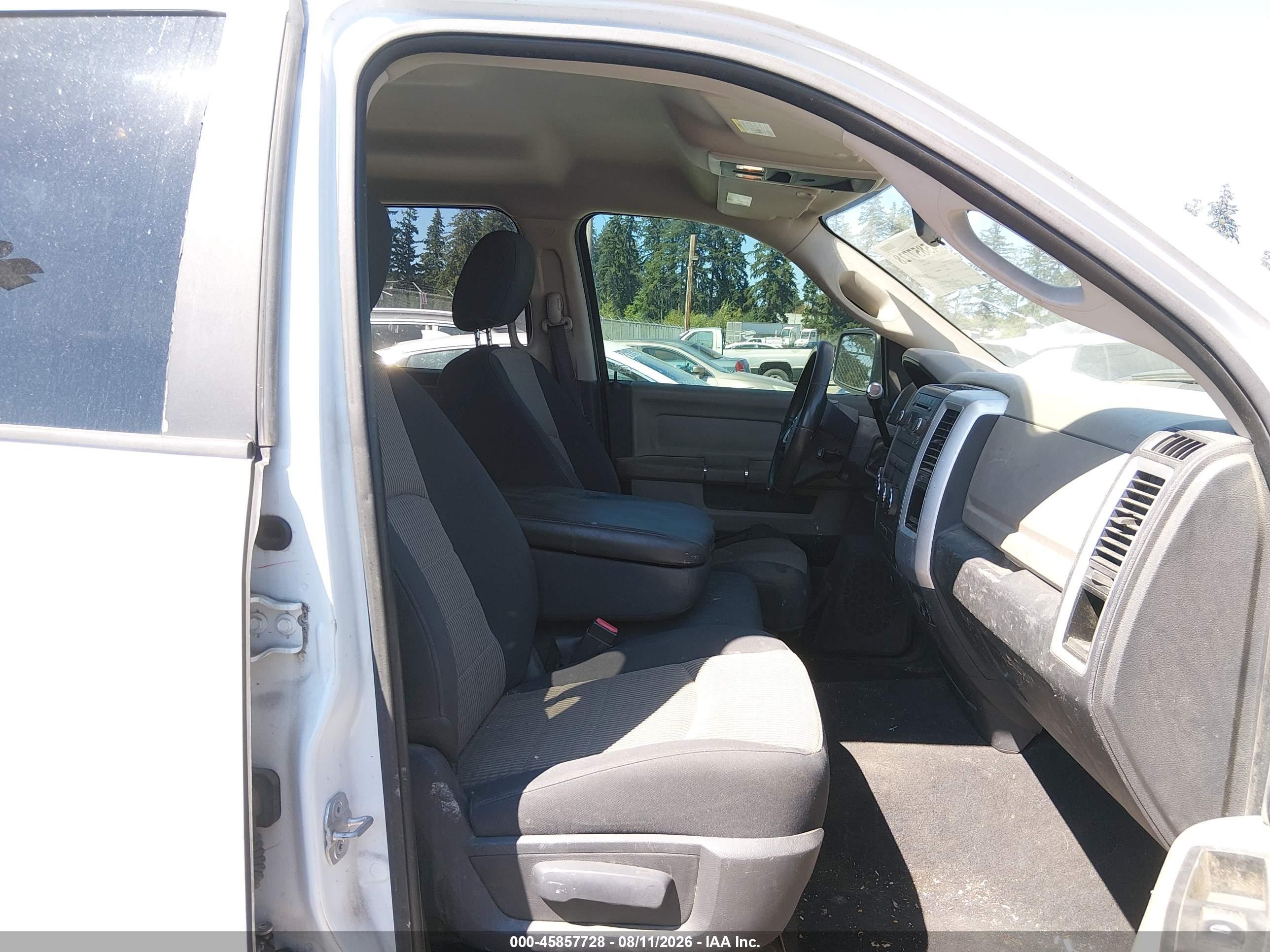 2010 Dodge Ram 1500 Slt/sport/trx White vin: 1D7RV1GP5AS135973