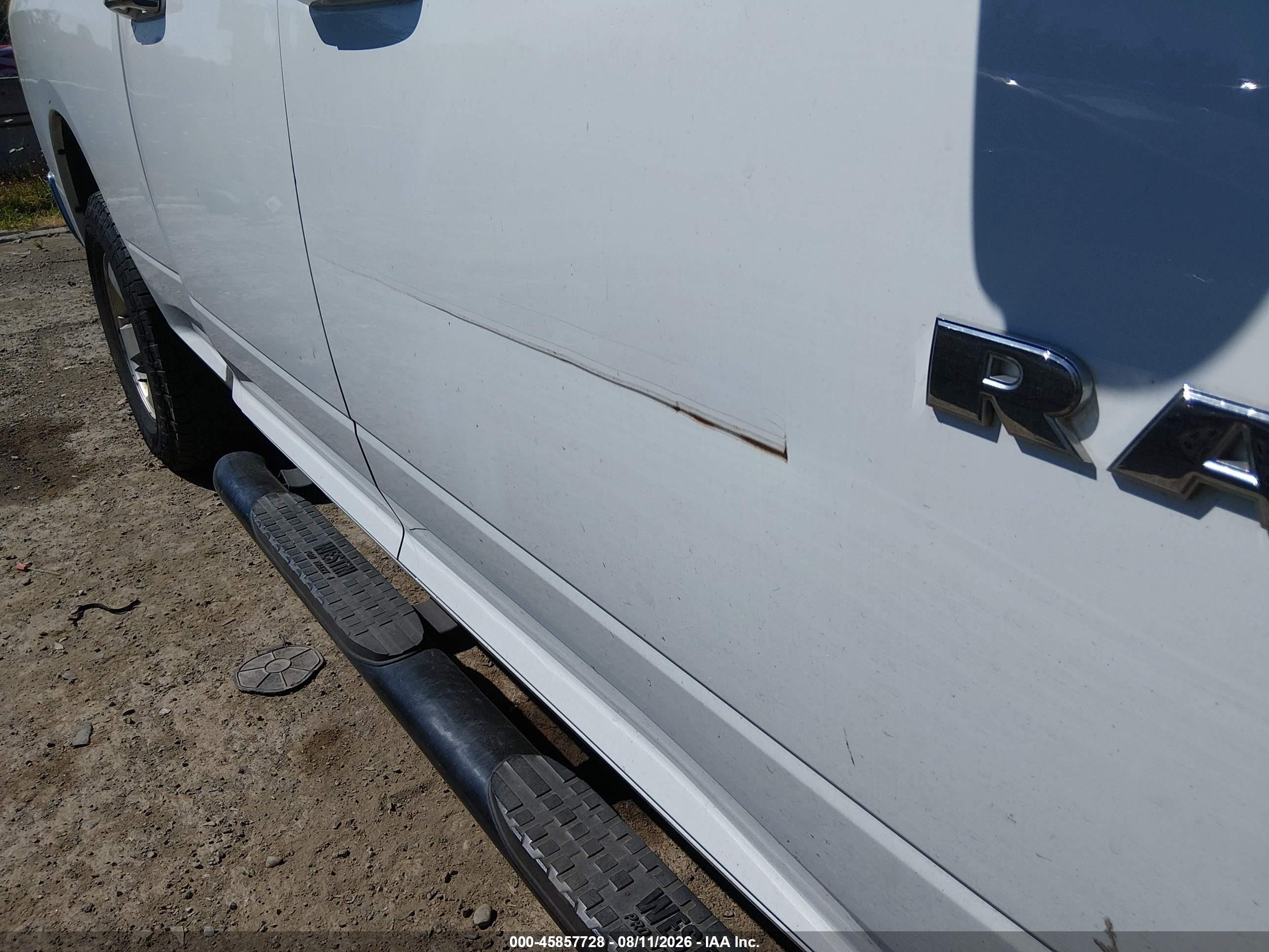 2010 Dodge Ram 1500 Slt/sport/trx White vin: 1D7RV1GP5AS135973