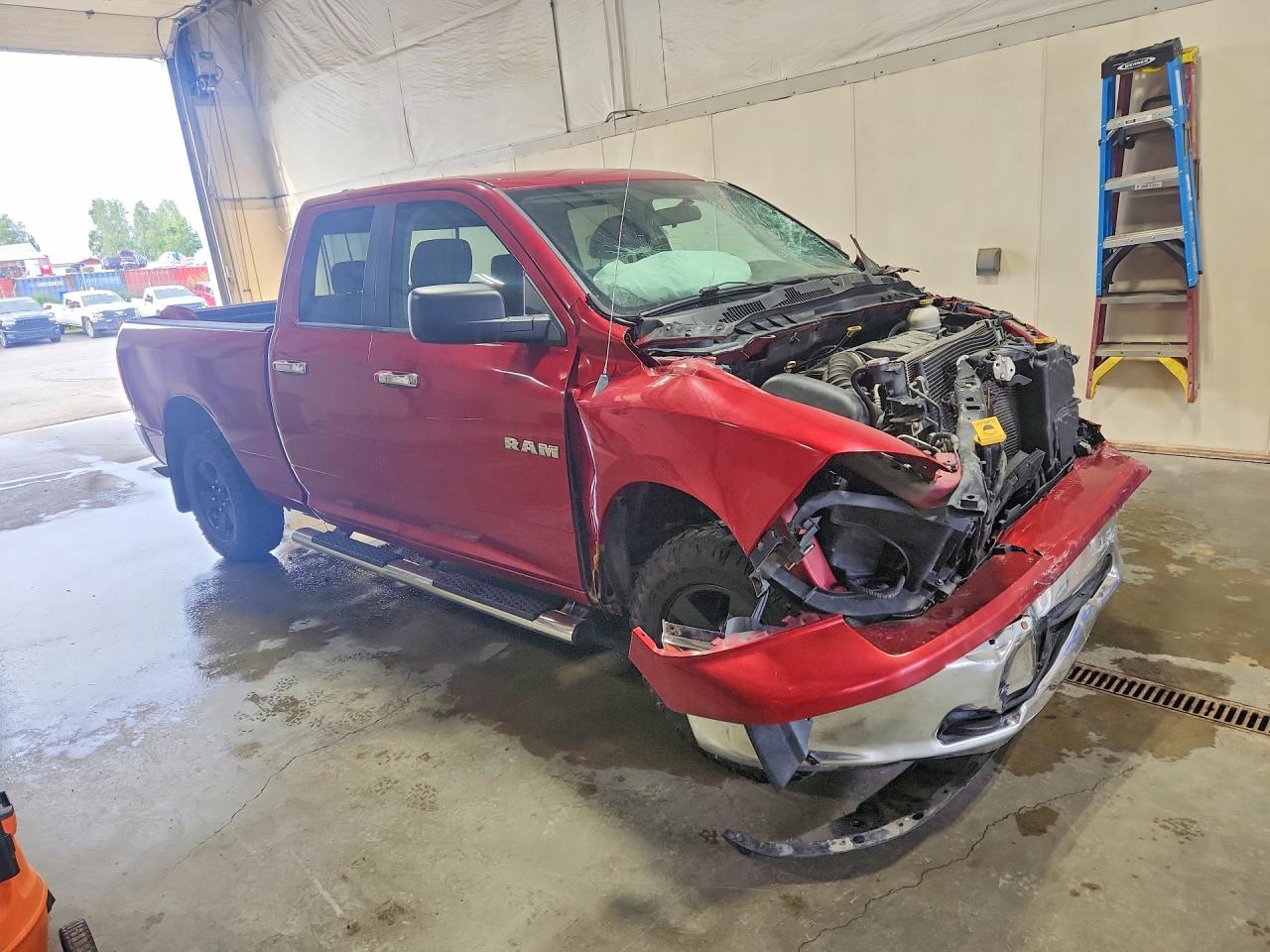 2010 Dodge Ram 1500 Красный vin: 1D7RV1GP6AS160865