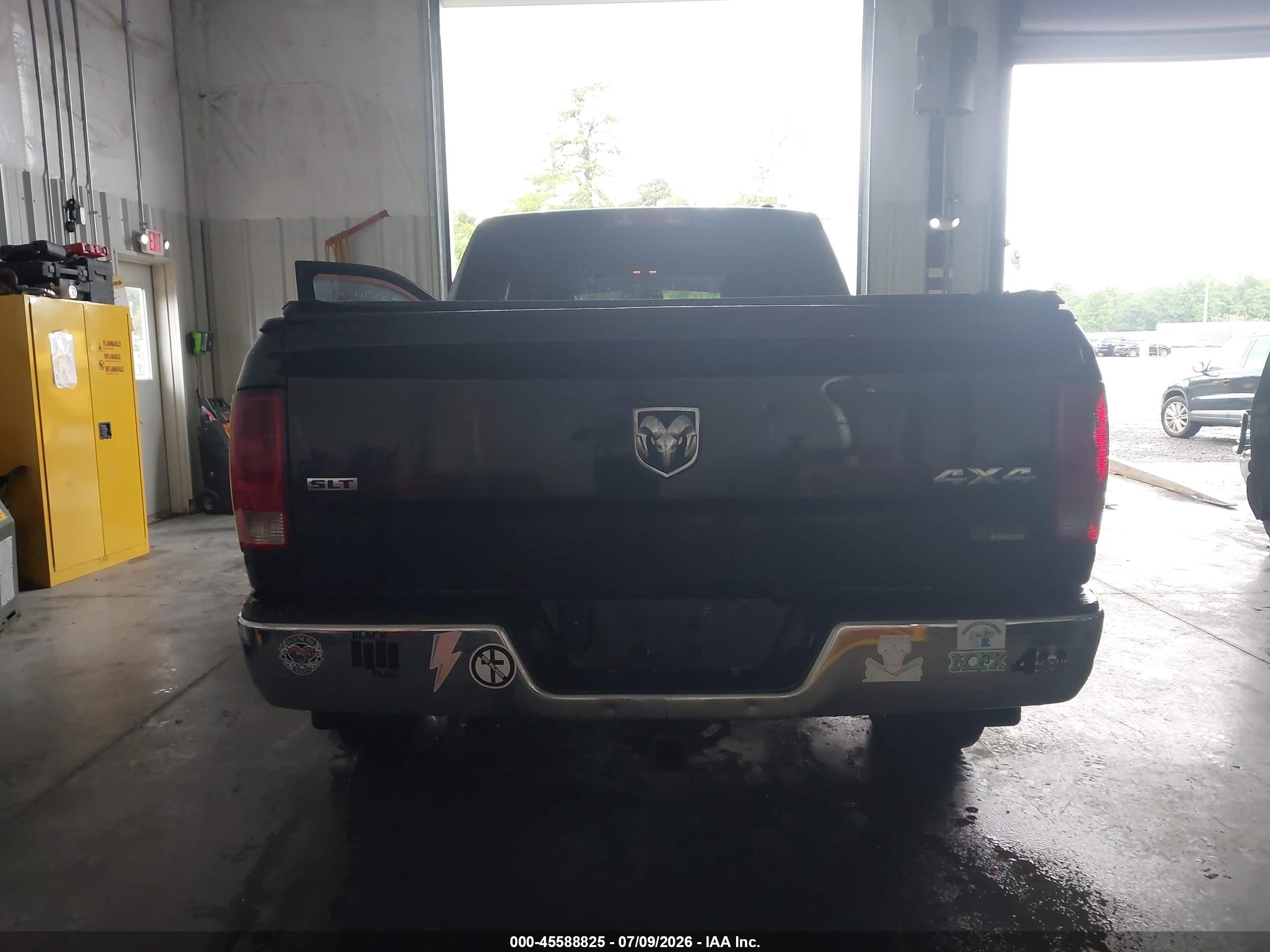 2011 Ram Ram 1500 Slt Черный vin: 1D7RV1GP6BS520539