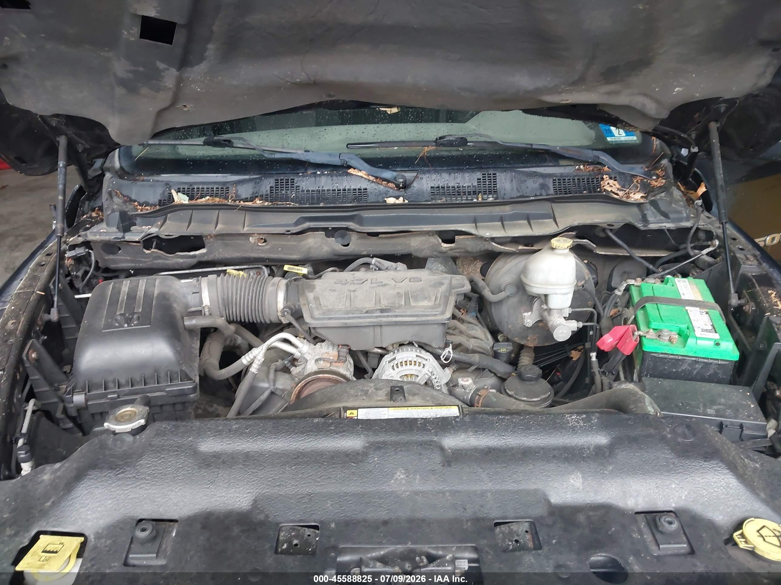 2011 Ram Ram 1500 Slt Черный vin: 1D7RV1GP6BS520539