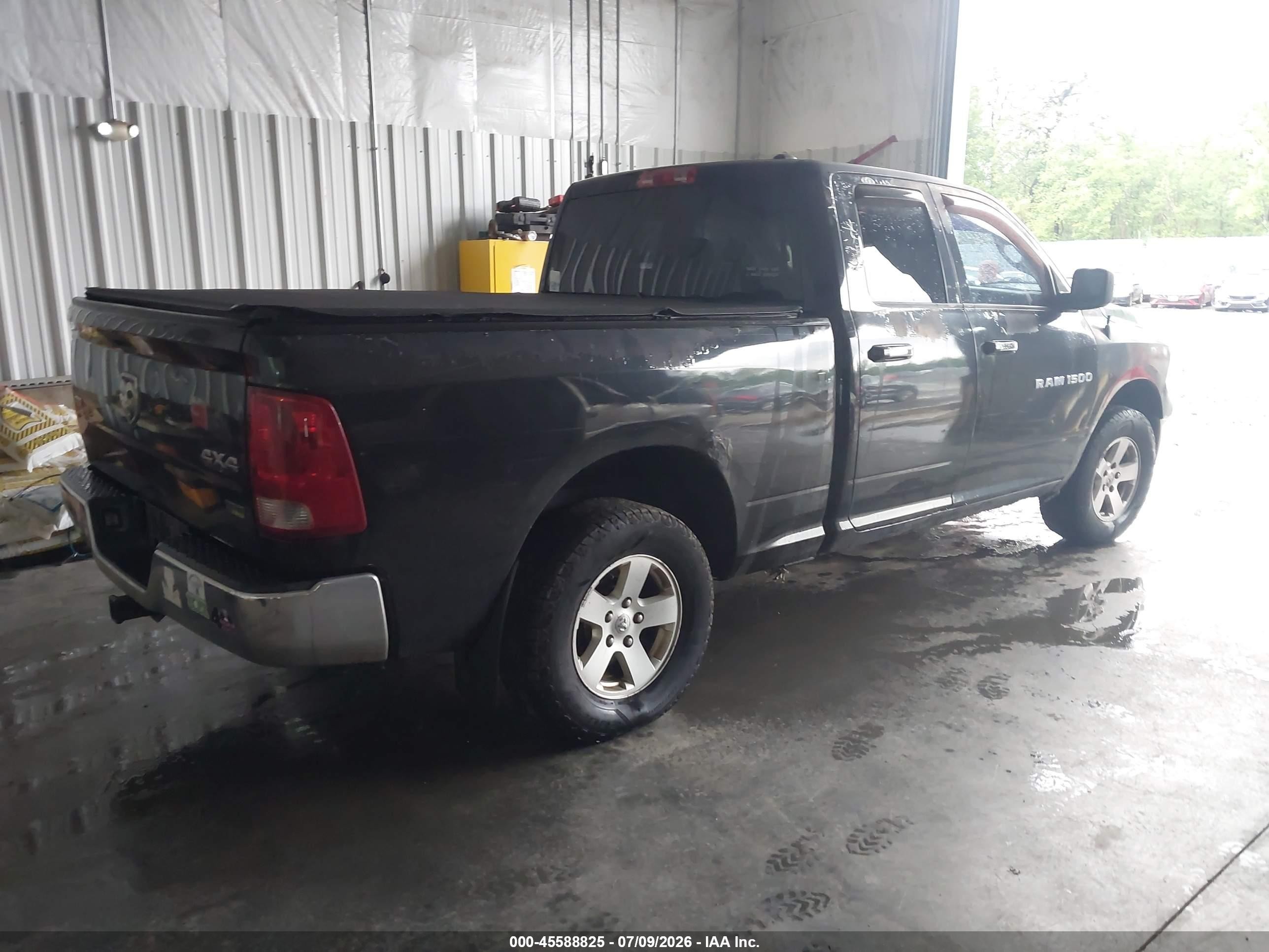 2011 Ram Ram 1500 Slt Черный vin: 1D7RV1GP6BS520539