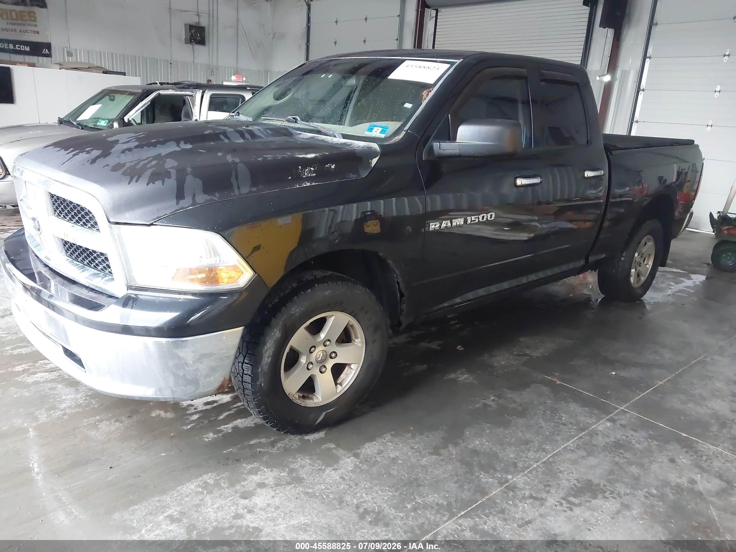 2011 Ram Ram 1500 Slt Черный vin: 1D7RV1GP6BS520539