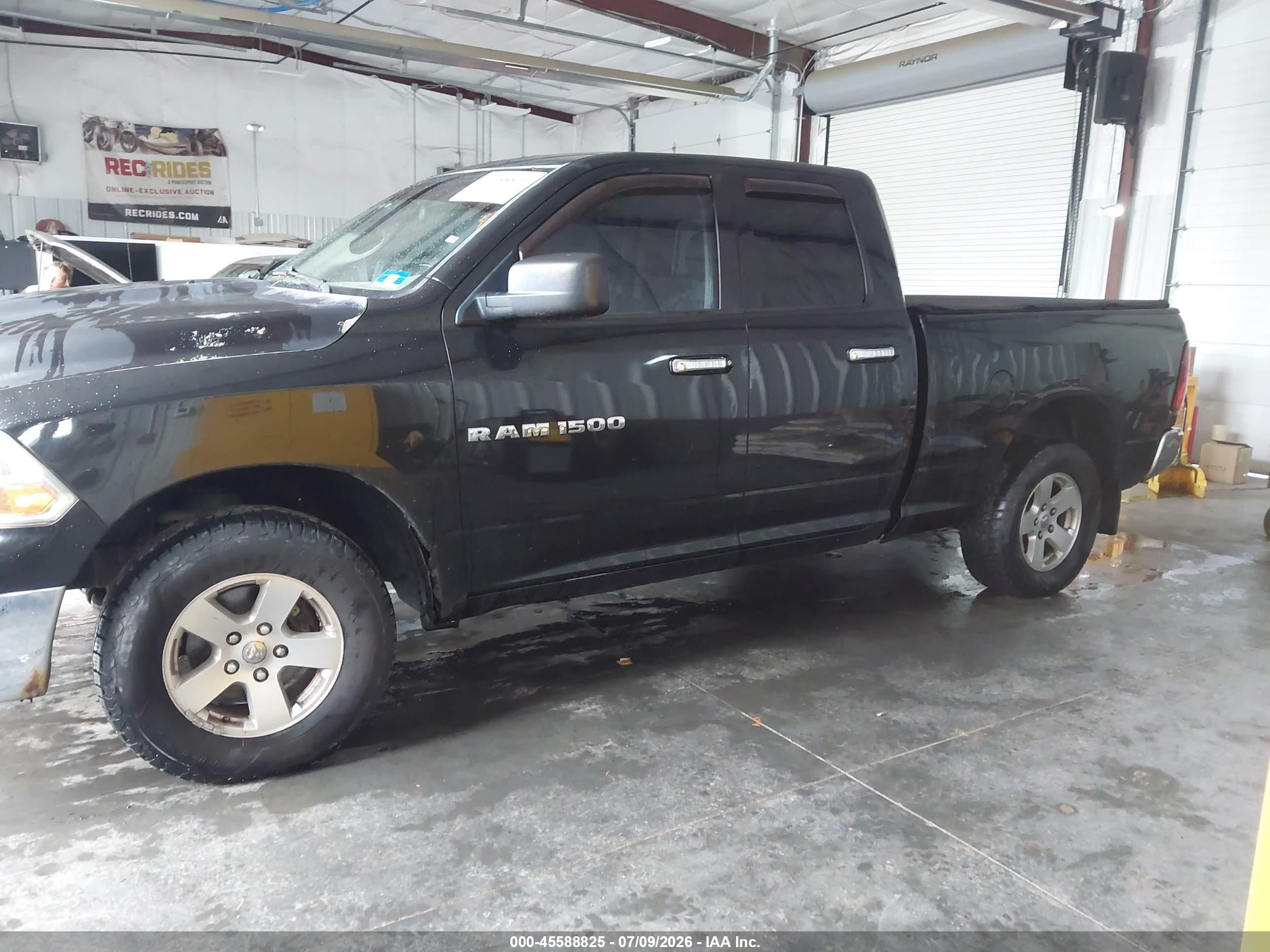 2011 Ram Ram 1500 Slt Черный vin: 1D7RV1GP6BS520539