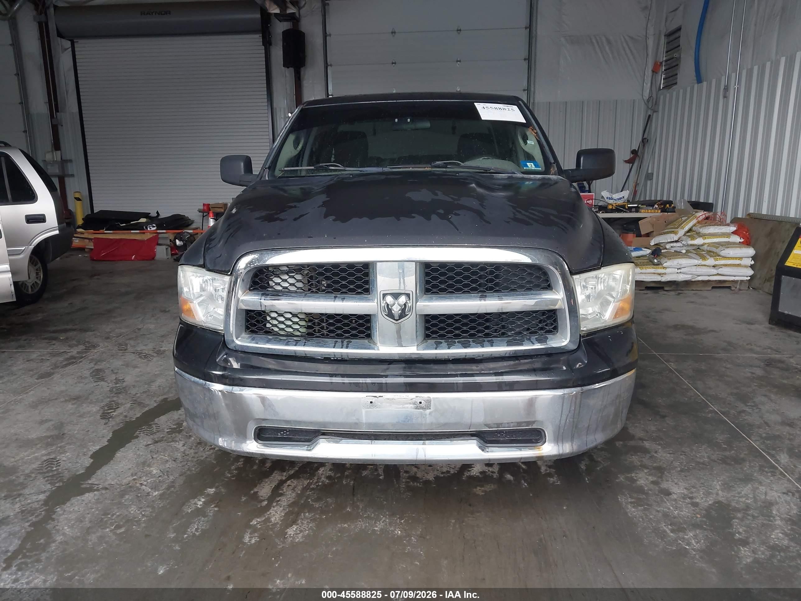 2011 Ram Ram 1500 Slt Черный vin: 1D7RV1GP6BS520539