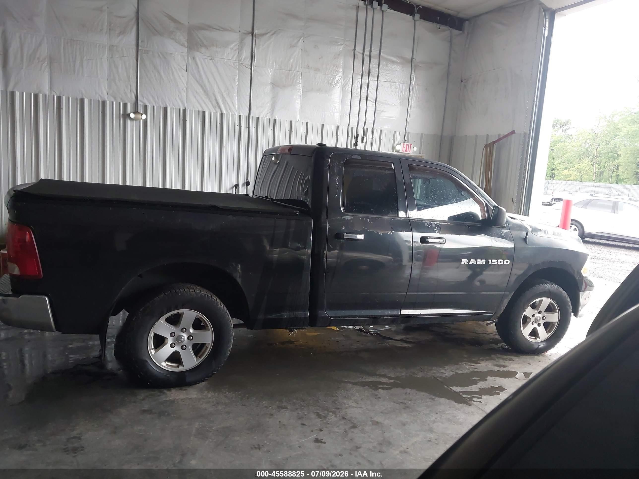 2011 Ram Ram 1500 Slt Черный vin: 1D7RV1GP6BS520539