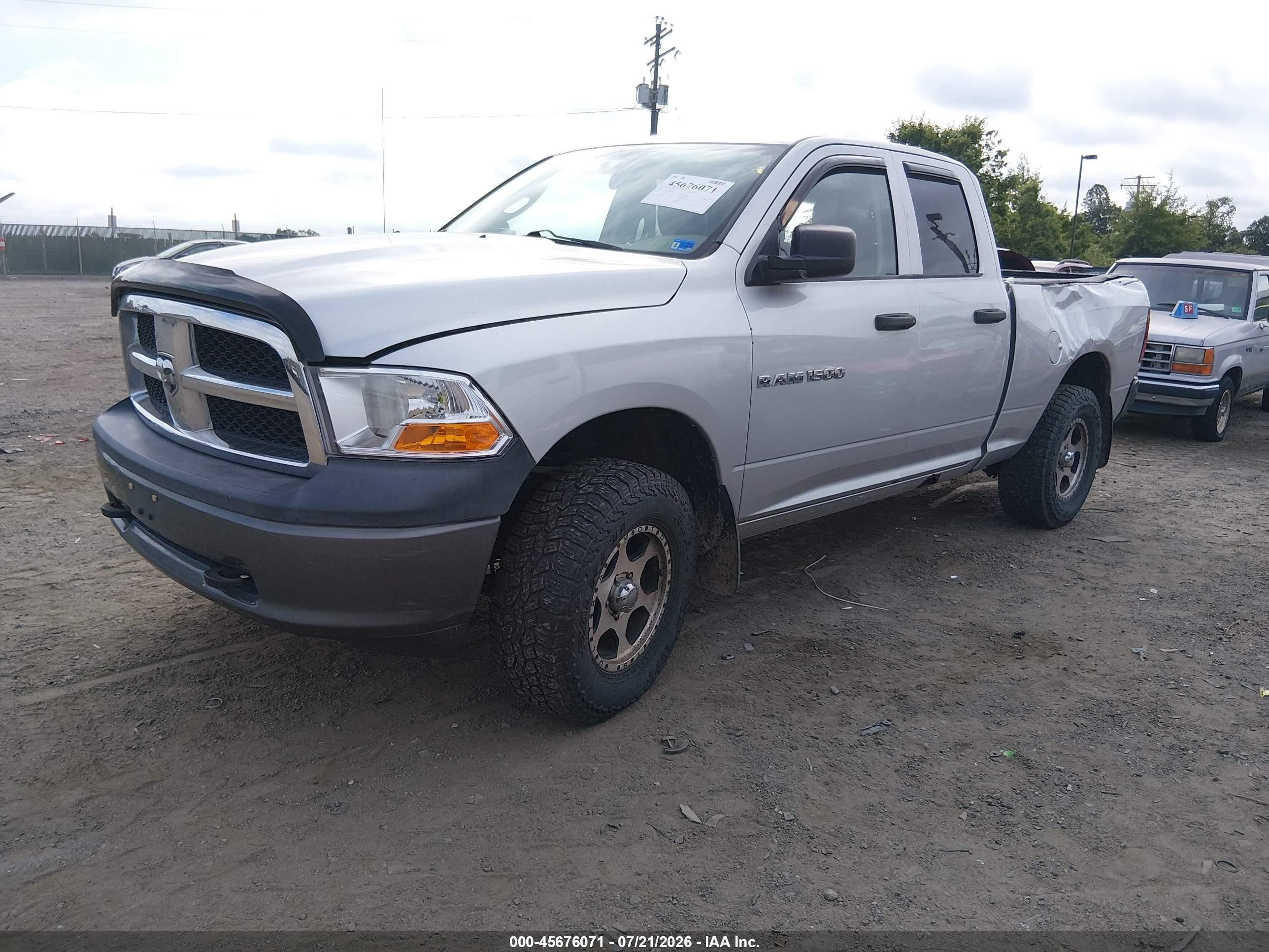 2011 Ram Ram 1500 St Silver vin: 1D7RV1GP6BS546512