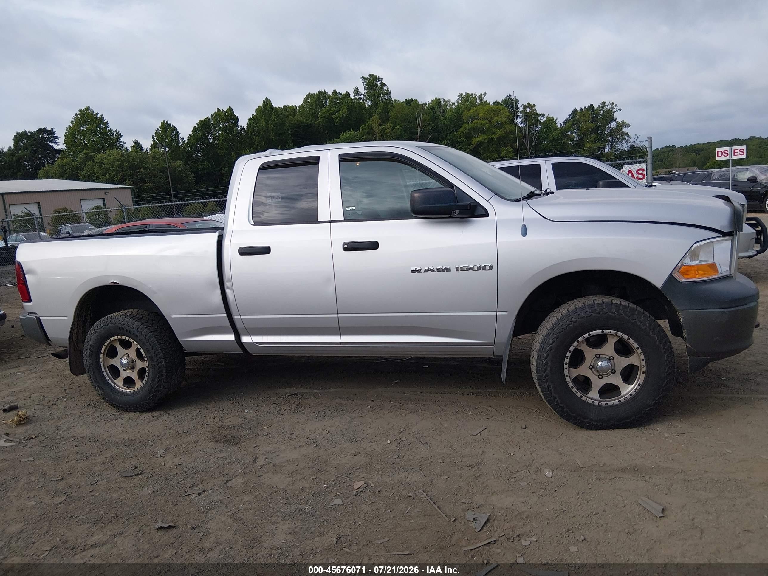 2011 Ram Ram 1500 St Silver vin: 1D7RV1GP6BS546512