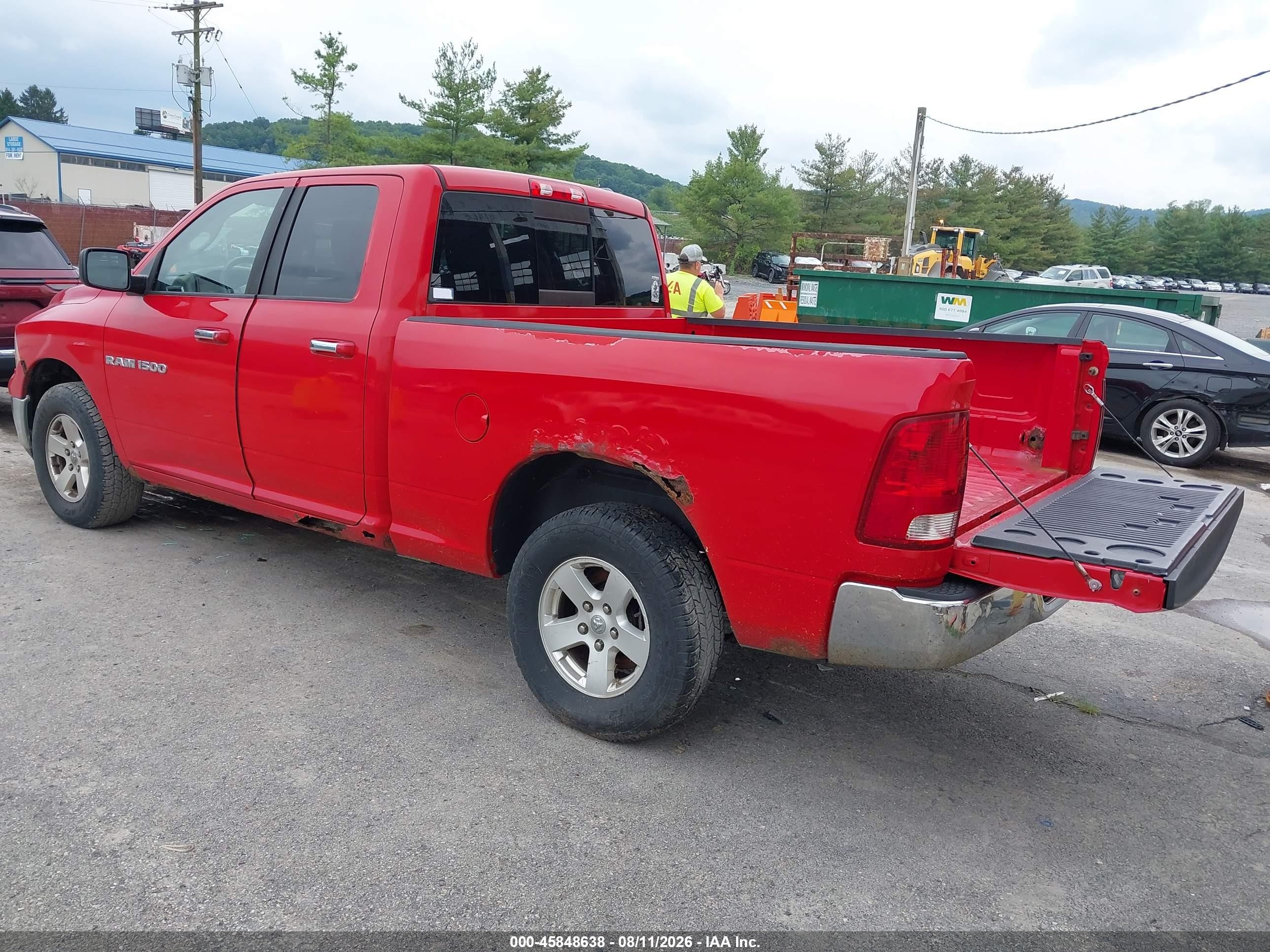 2011 Ram Ram 1500 Slt Red vin: 1D7RV1GP6BS548387