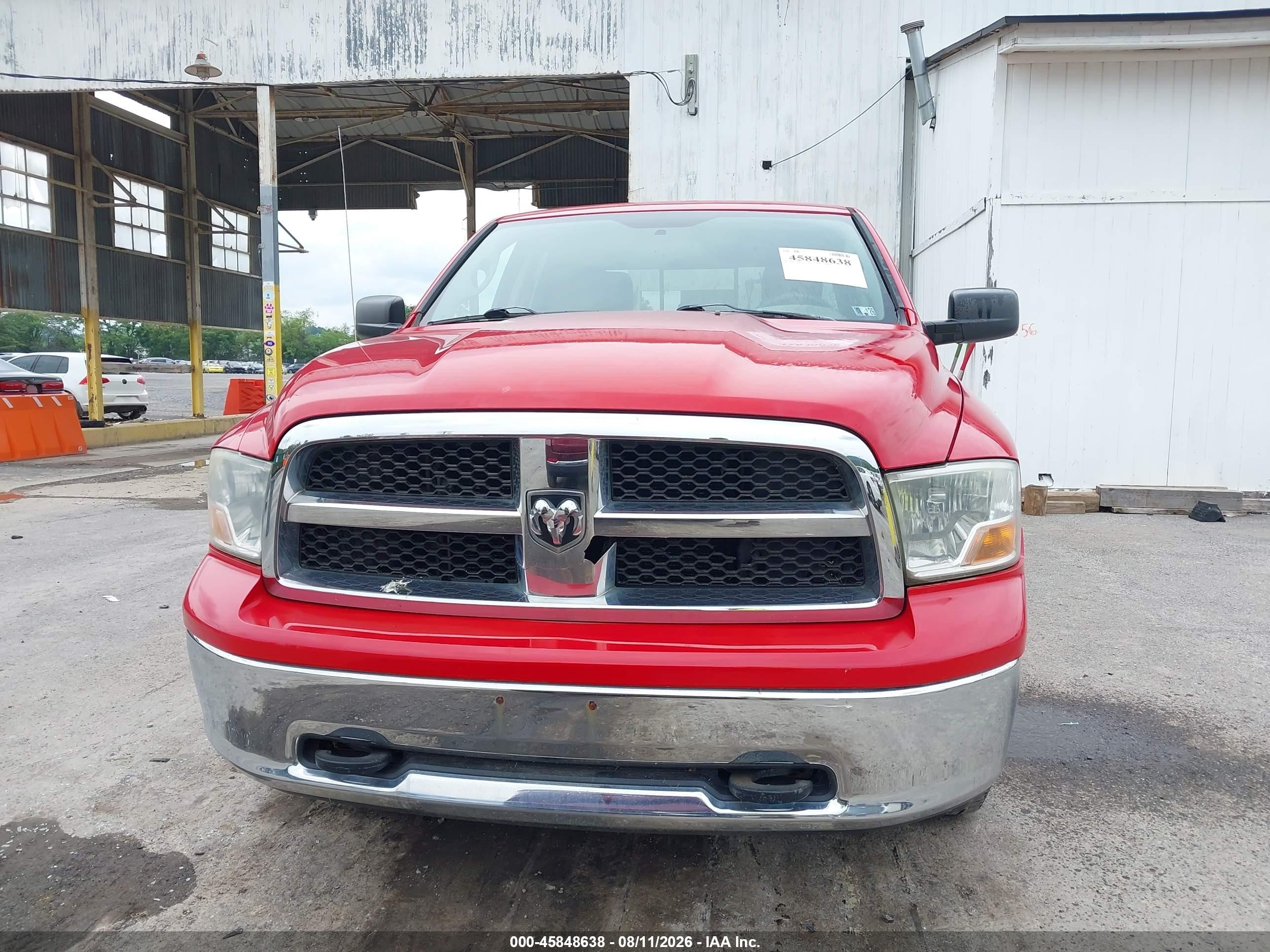 2011 Ram Ram 1500 Slt Red vin: 1D7RV1GP6BS548387