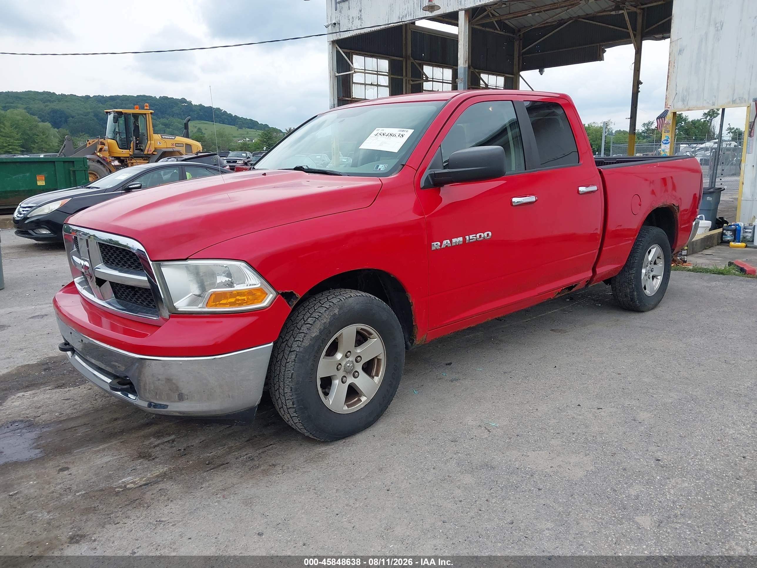 2011 Ram Ram 1500 Slt Red vin: 1D7RV1GP6BS548387