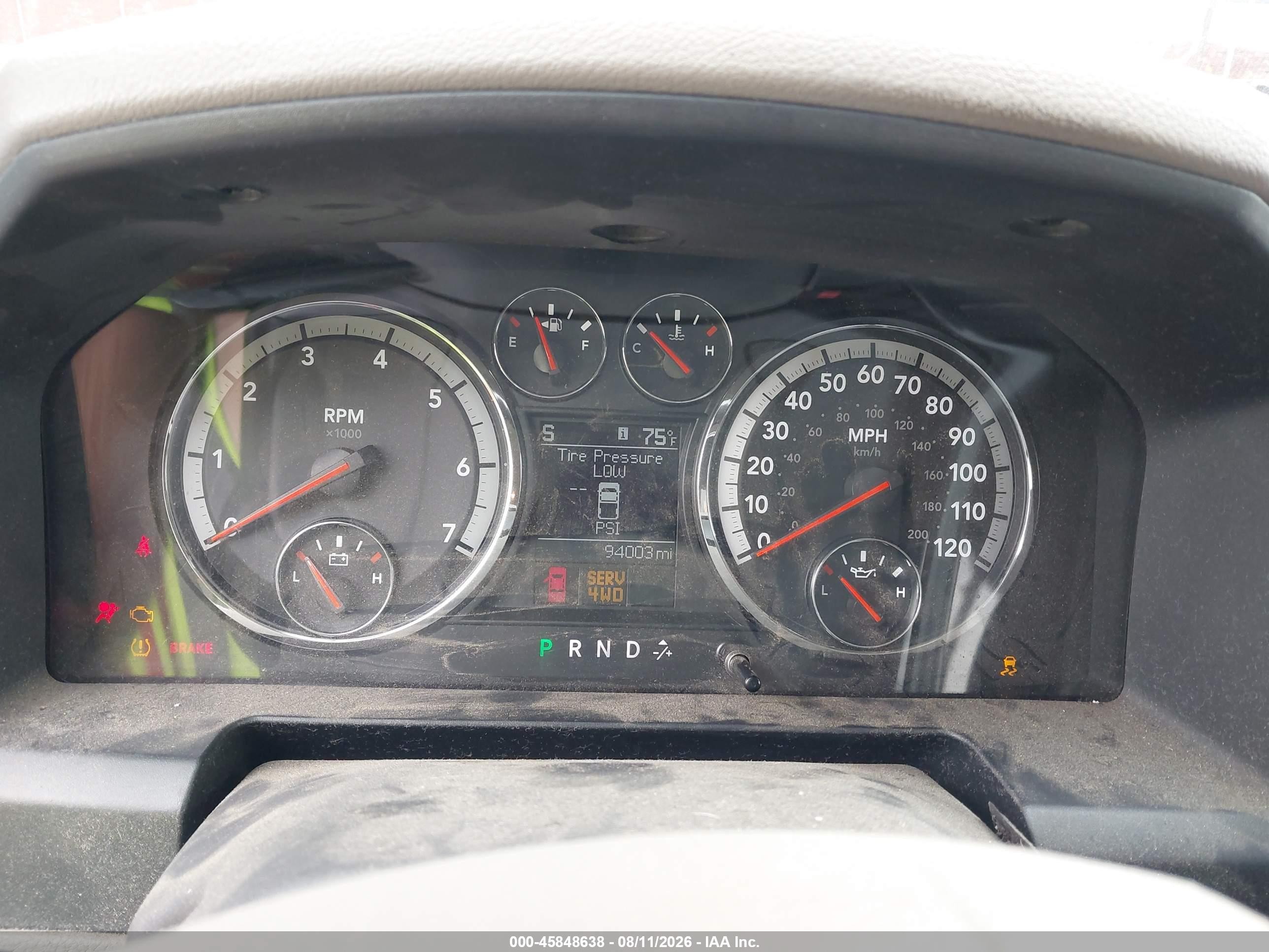 2011 Ram Ram 1500 Slt Red vin: 1D7RV1GP6BS548387