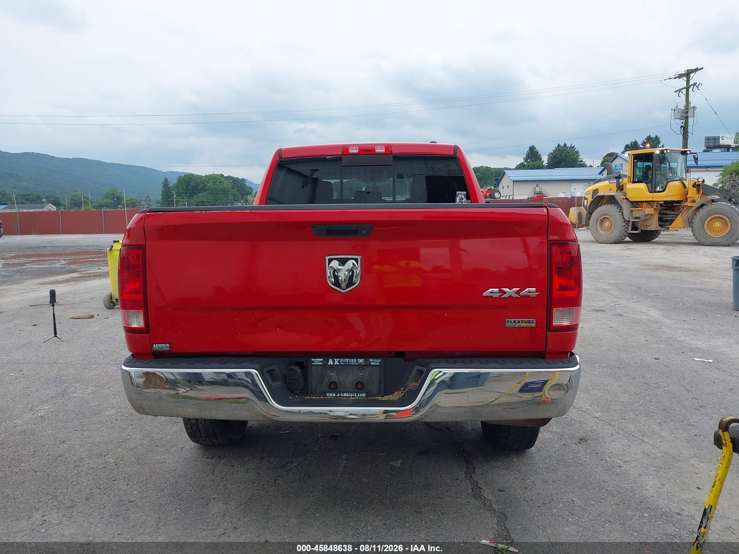 2011 Ram Ram 1500 Slt Red vin: 1D7RV1GP6BS548387