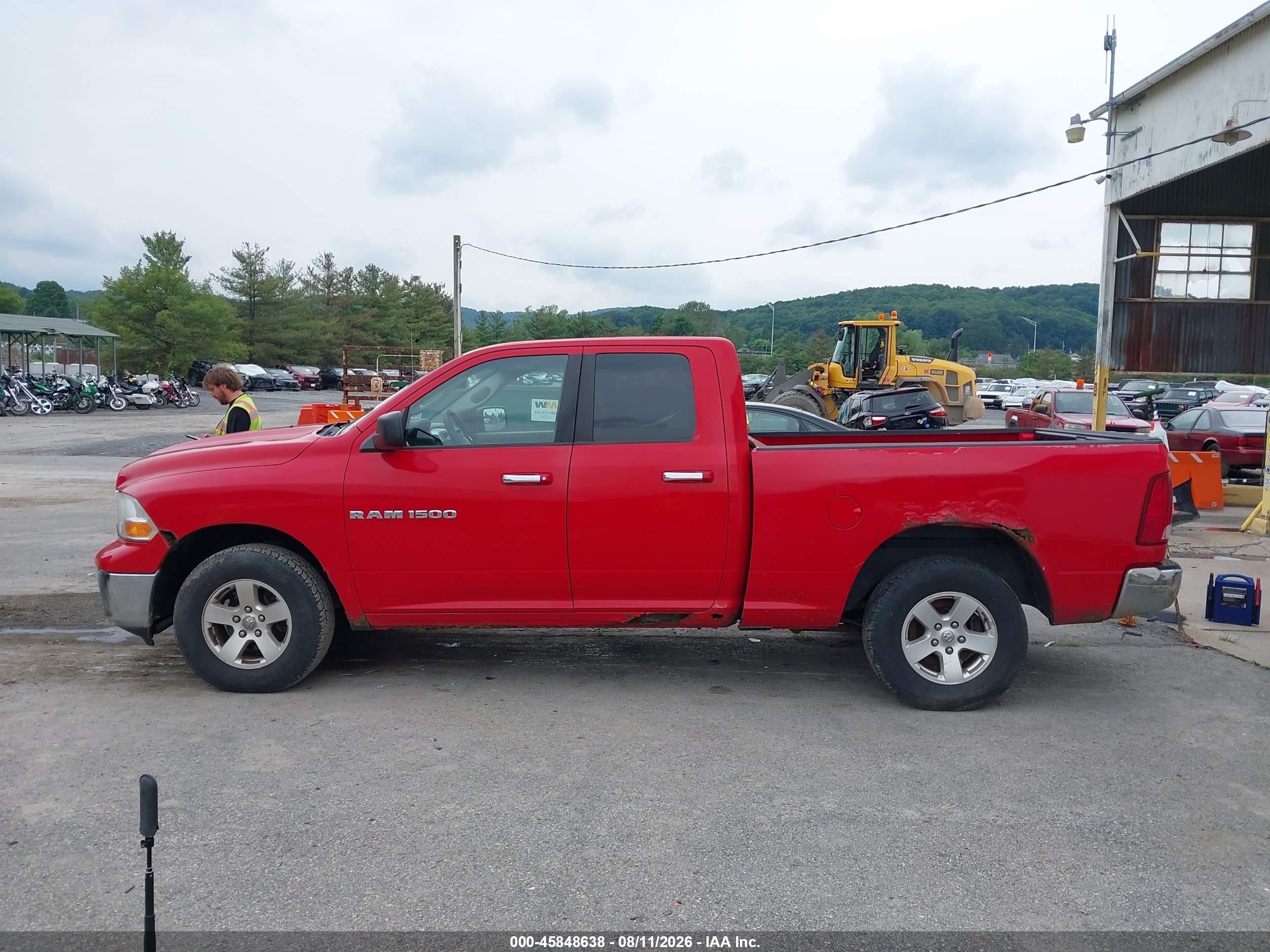 2011 Ram Ram 1500 Slt Red vin: 1D7RV1GP6BS548387