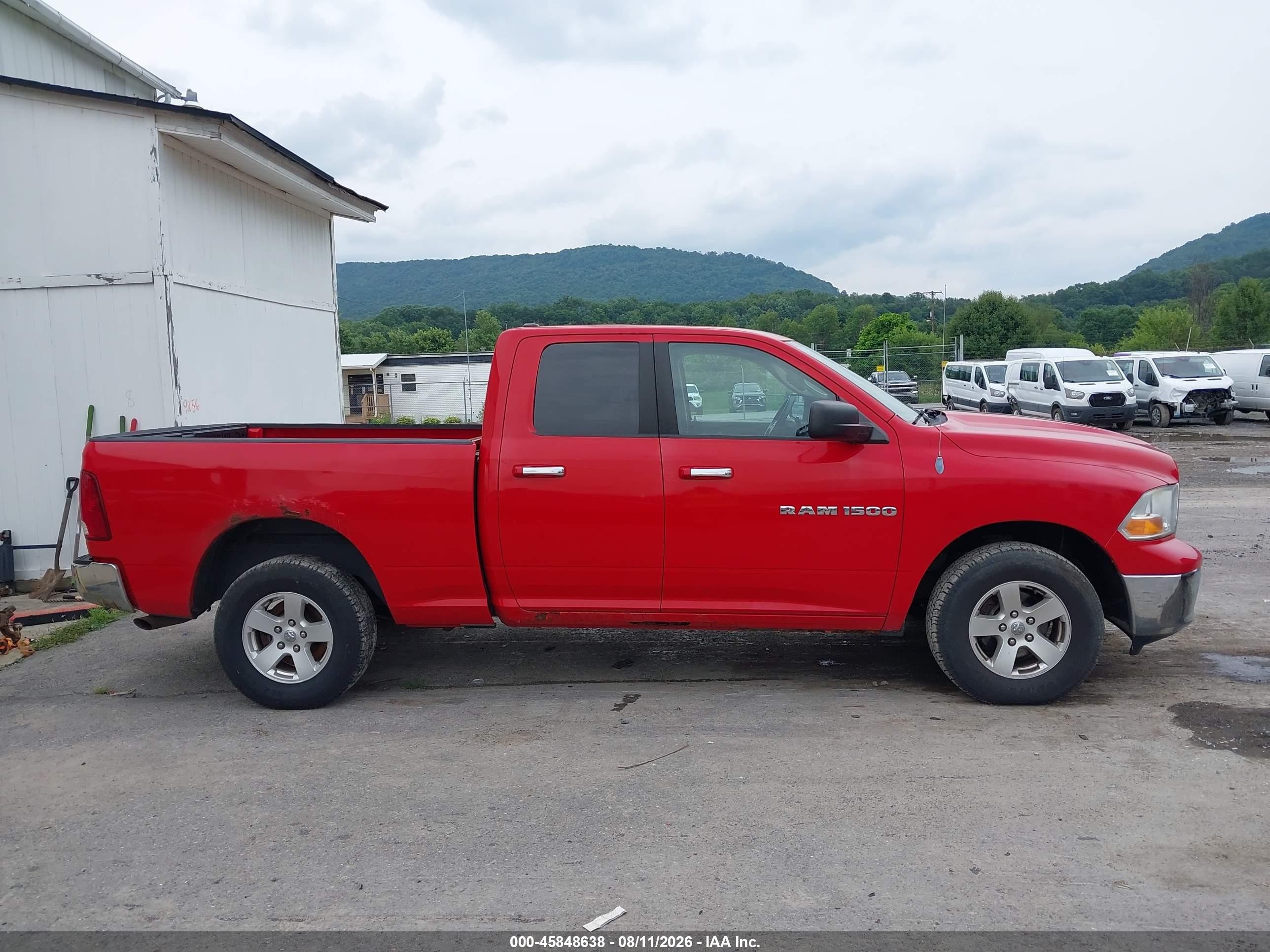 2011 Ram Ram 1500 Slt Red vin: 1D7RV1GP6BS548387