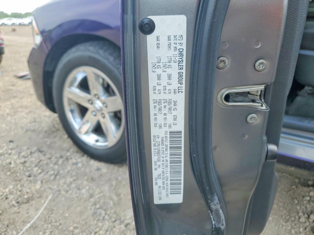 2011 Dodge Ram Purple vin: 1D7RV1GP6BS574391