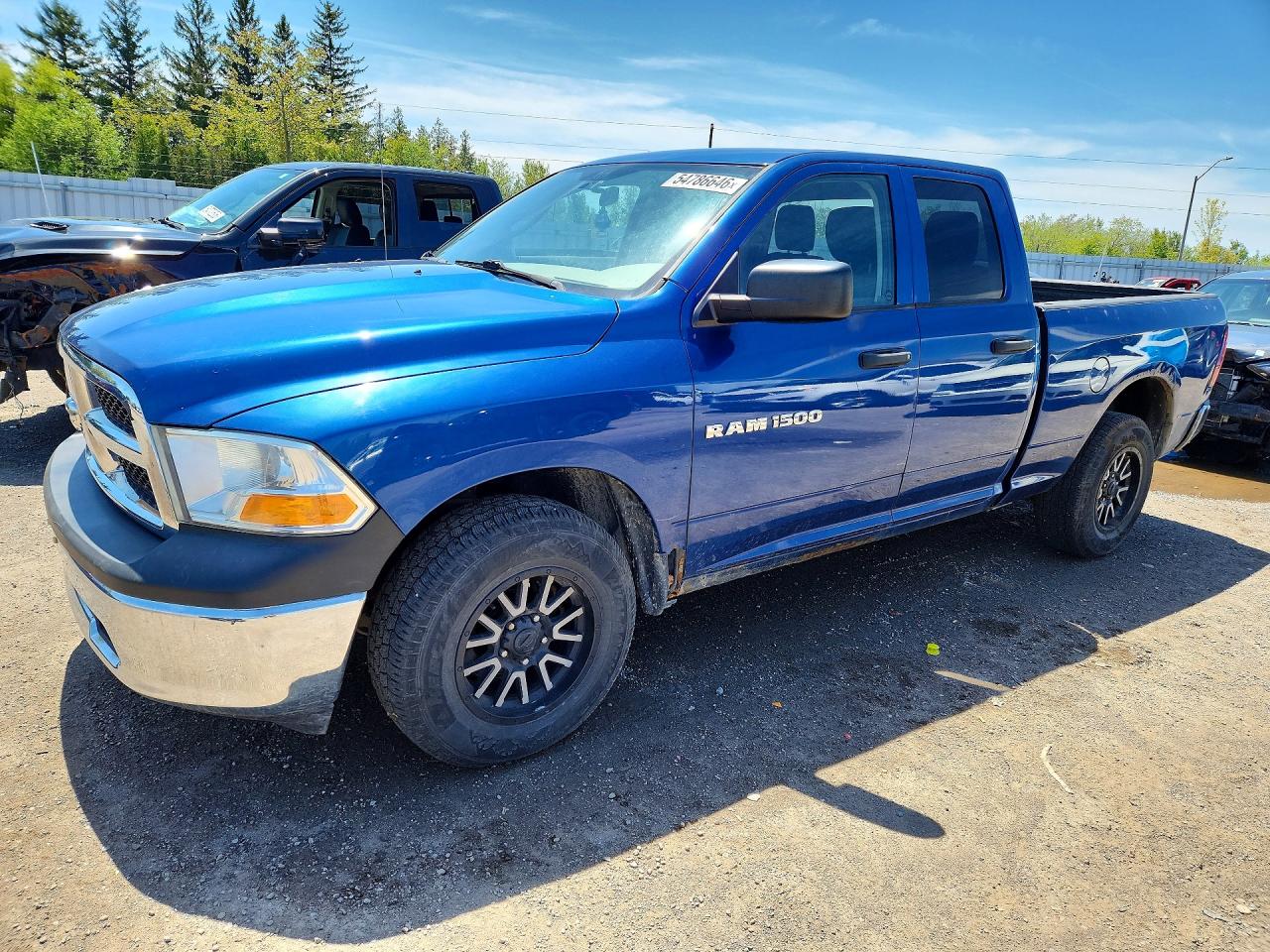 2011 Dodge Ram 1500 Blue vin: 1D7RV1GP6BS600309