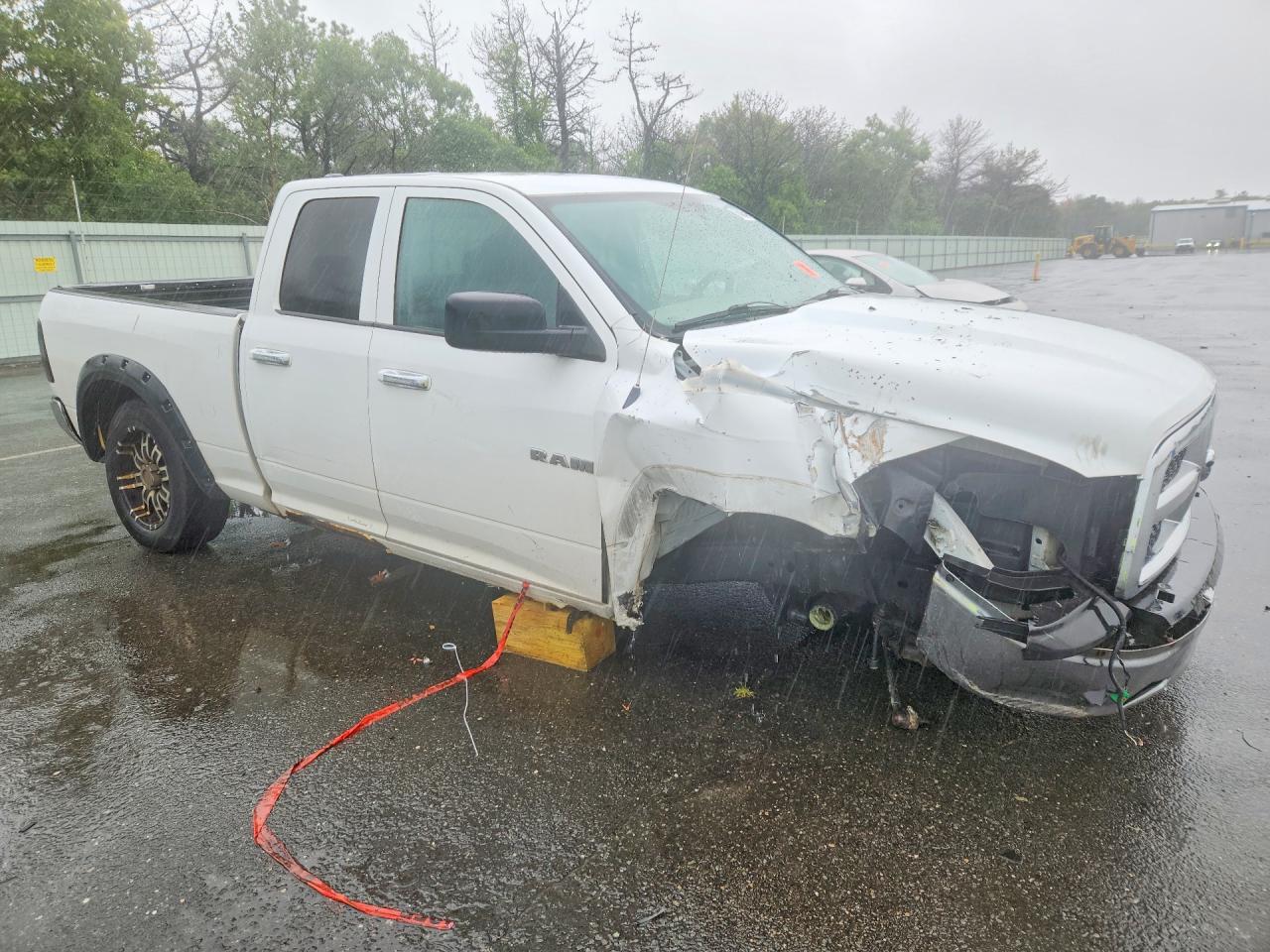 2010 Dodge Ram 1500 White vin: 1D7RV1GP8AS177487