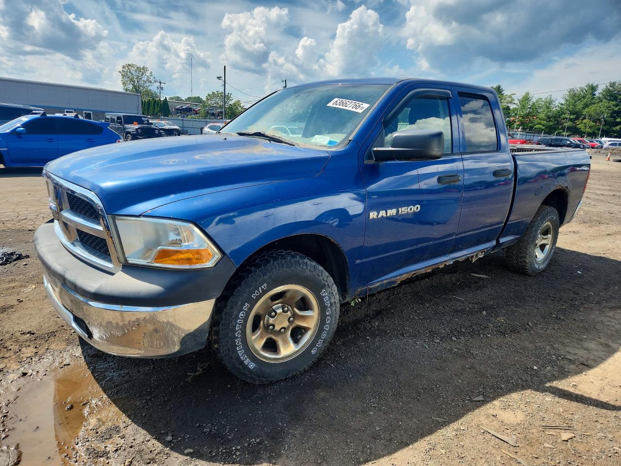 2011 Dodge Ram 1500 Синий vin: 1D7RV1GP8BS501782