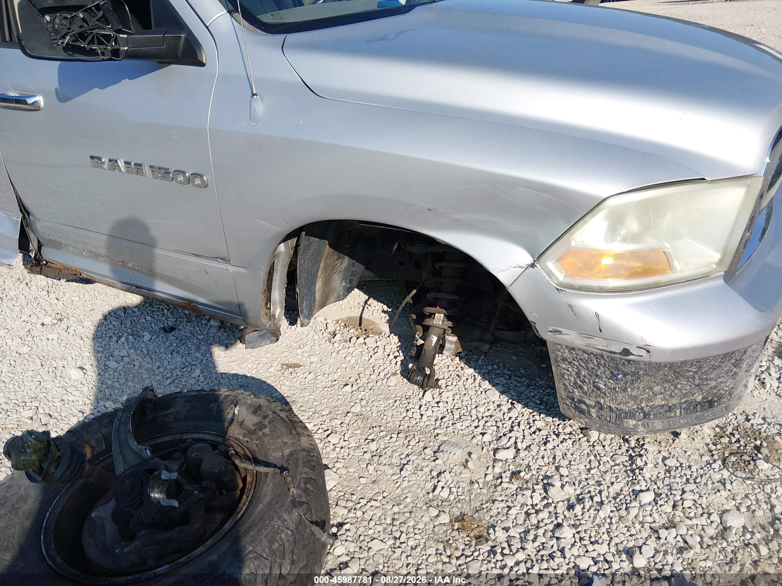 2011 Ram Ram 1500 Slt Серебряный vin: 1D7RV1GP8BS570553