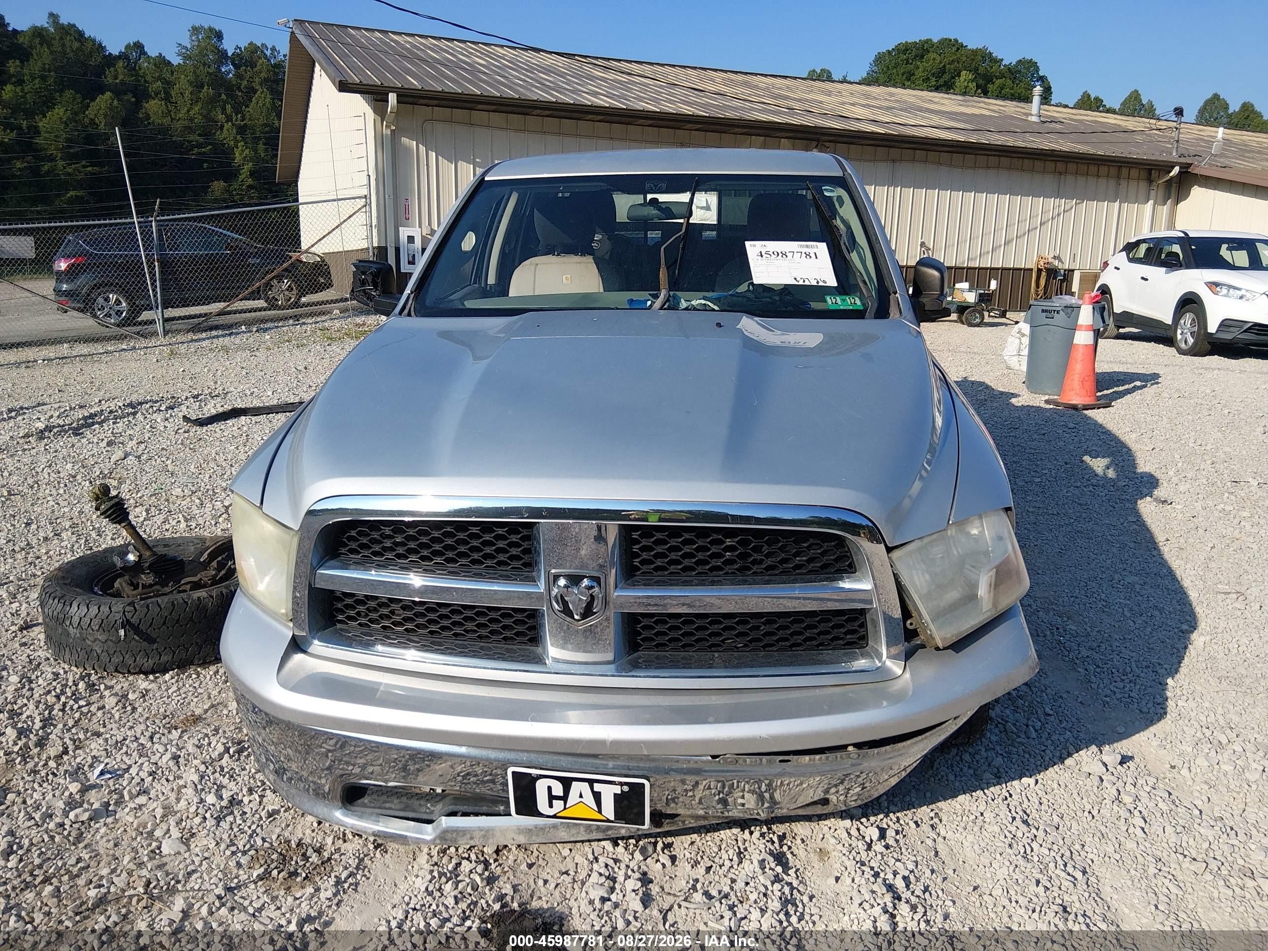 2011 Ram Ram 1500 Slt Серебряный vin: 1D7RV1GP8BS570553
