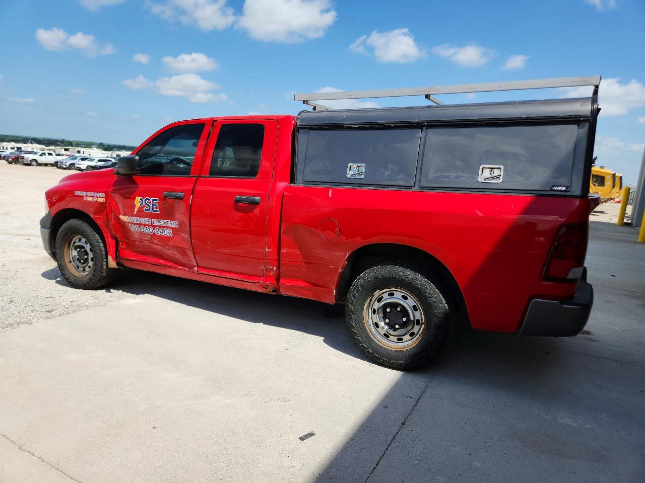 2011 Dodge Ram 1500 Red vin: 1D7RV1GP8BS572920
