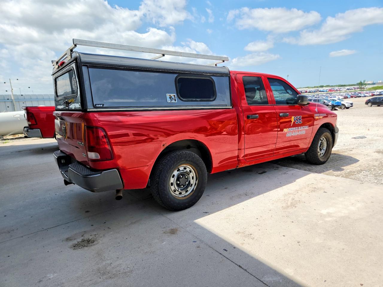 2011 Dodge Ram 1500 Red vin: 1D7RV1GP8BS572920