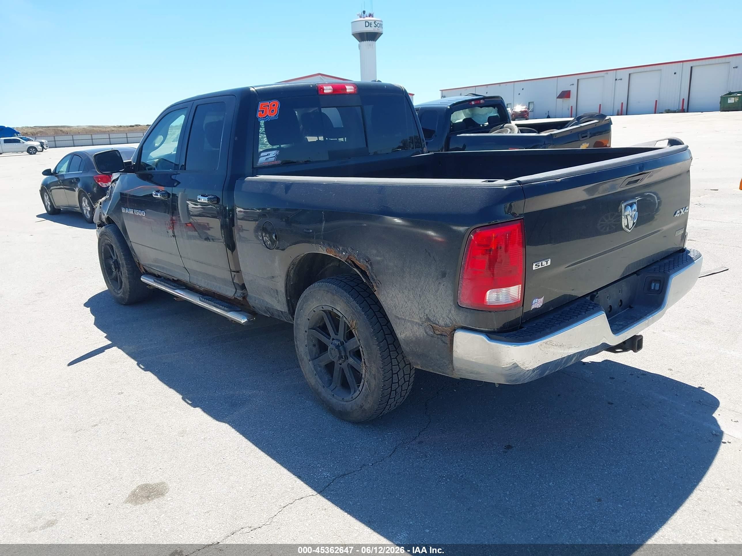 2011 Ram Ram 1500 Slt Black vin: 1D7RV1GP8BS580550