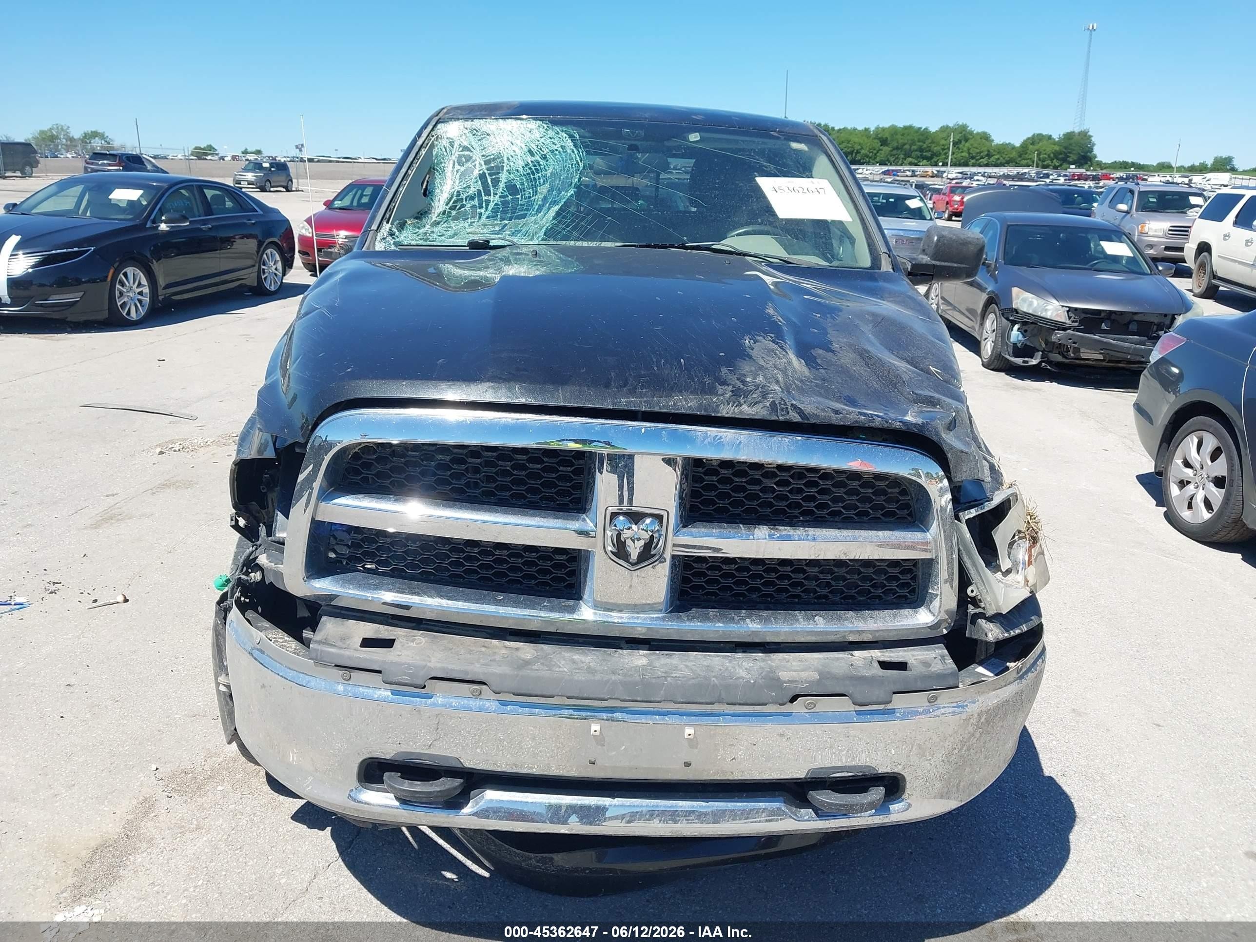 2011 Ram Ram 1500 Slt Black vin: 1D7RV1GP8BS580550