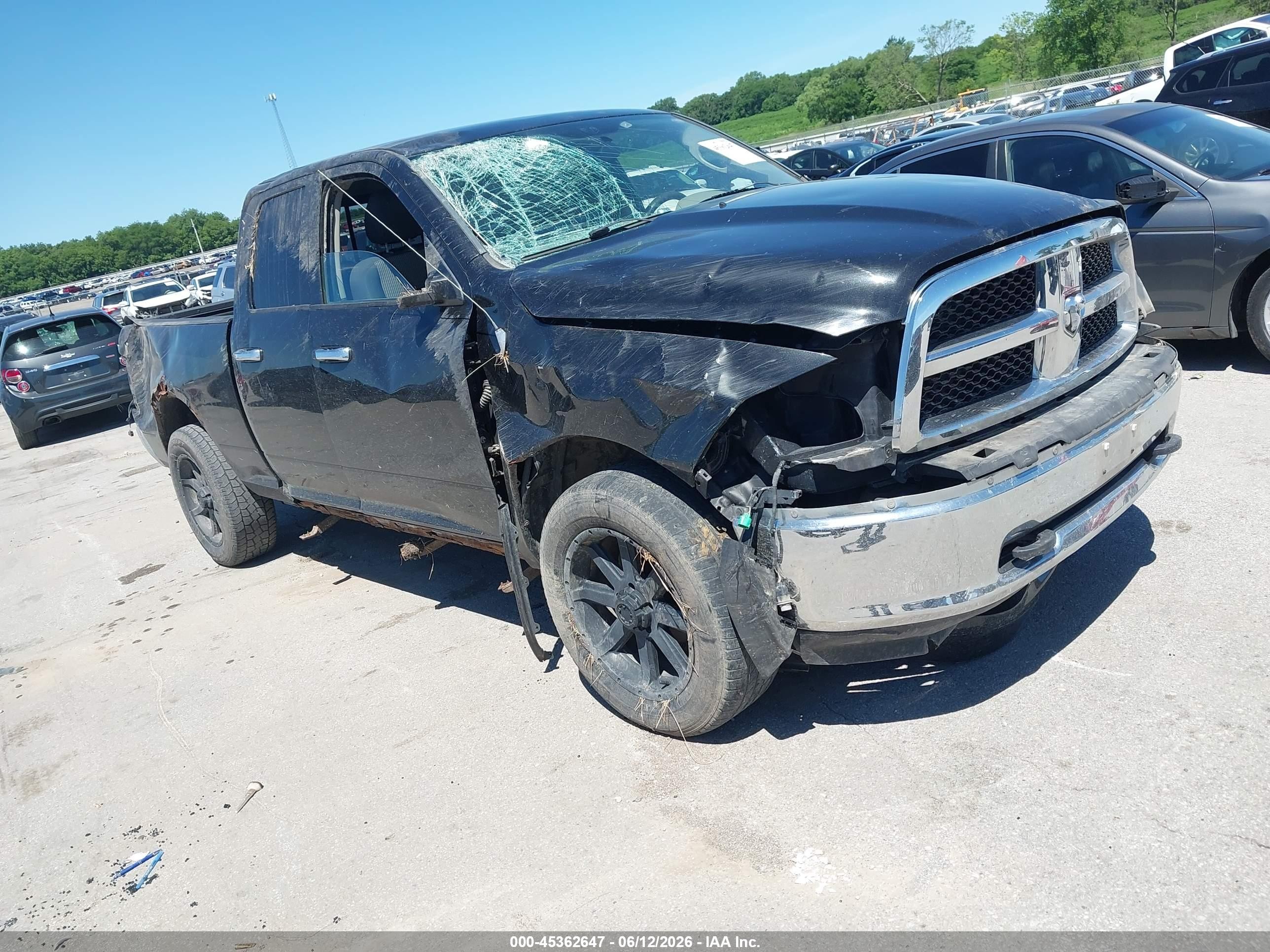 2011 Ram Ram 1500 Slt Black vin: 1D7RV1GP8BS580550