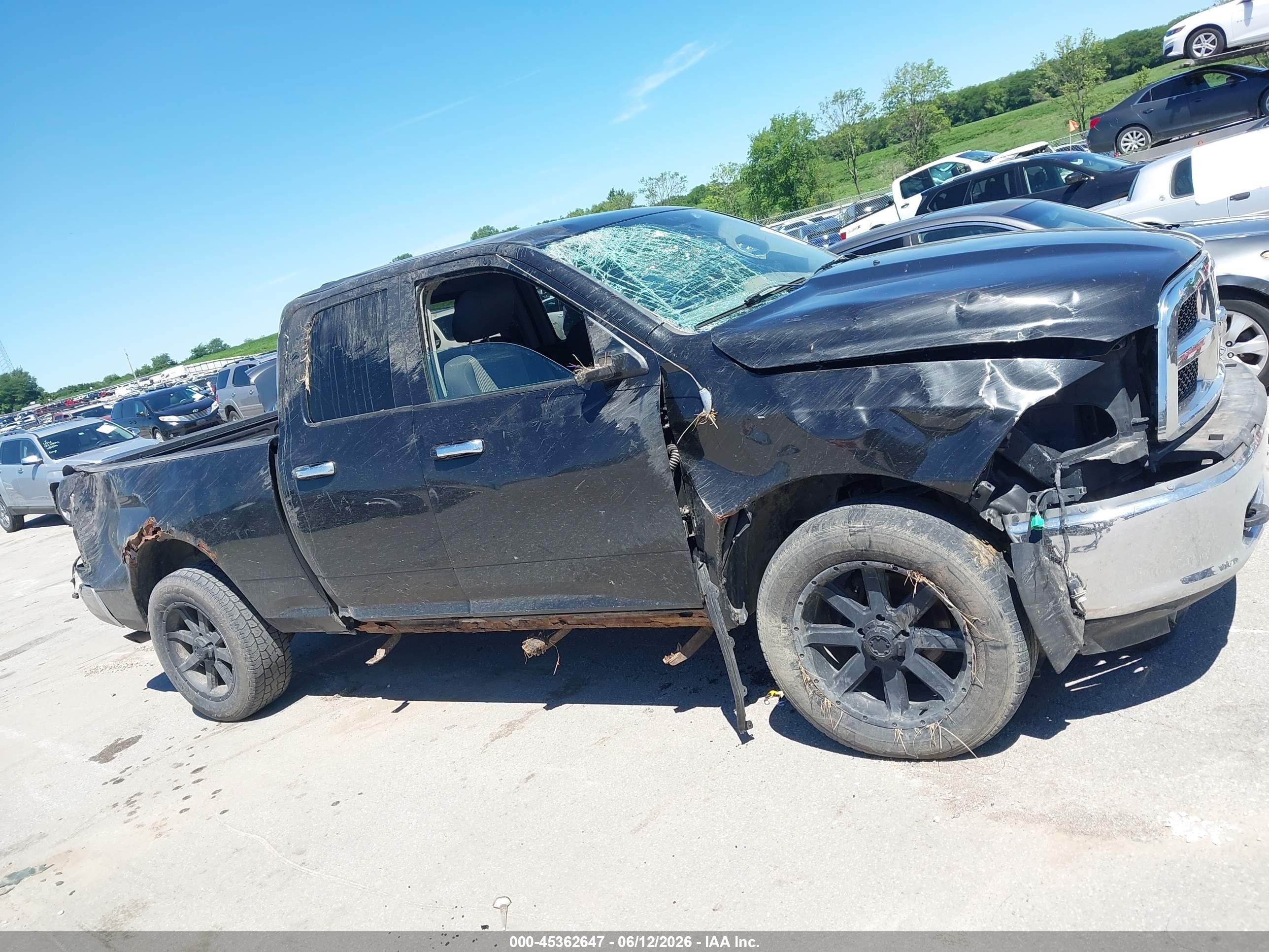 2011 Ram Ram 1500 Slt Black vin: 1D7RV1GP8BS580550