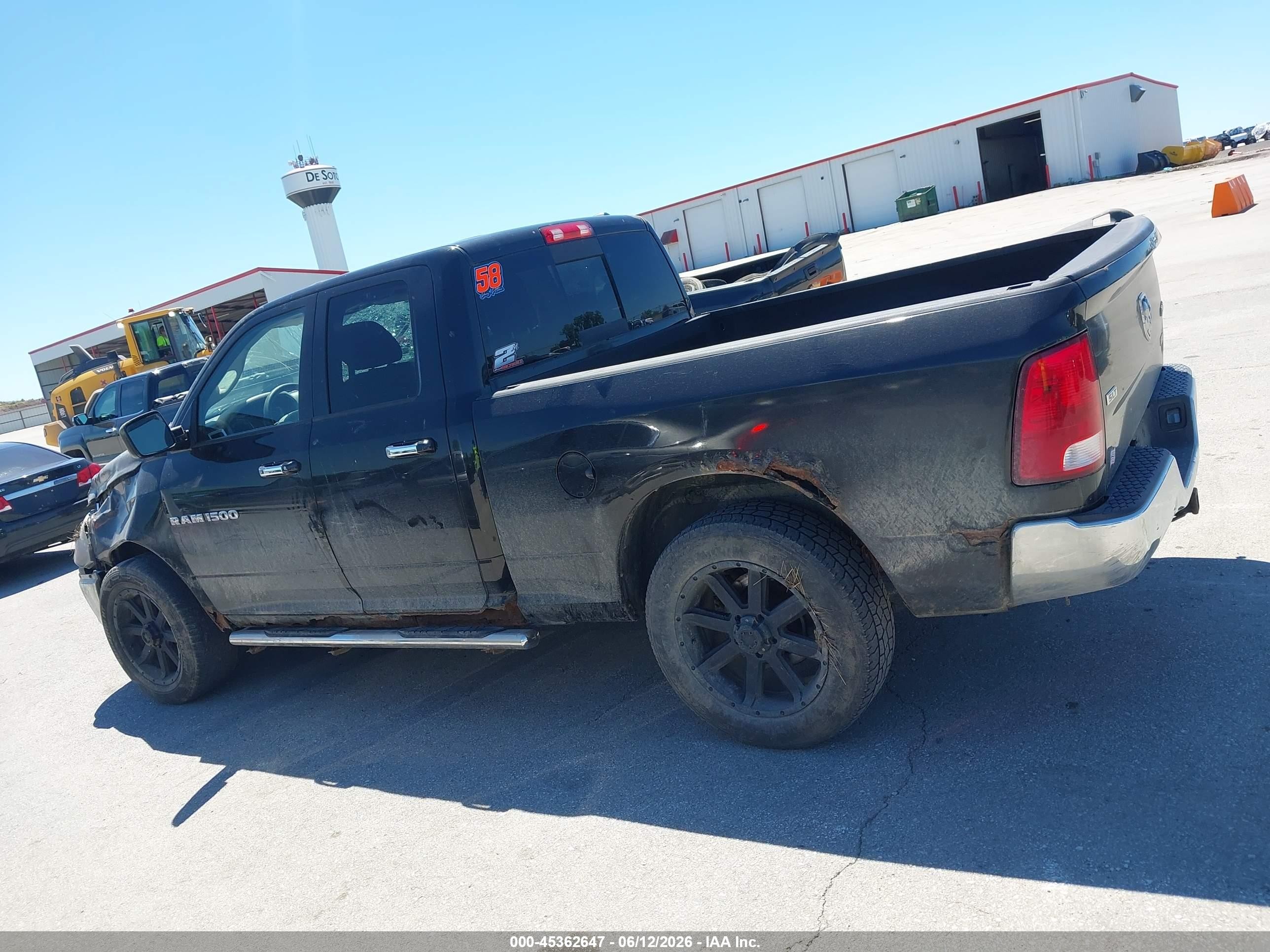 2011 Ram Ram 1500 Slt Black vin: 1D7RV1GP8BS580550
