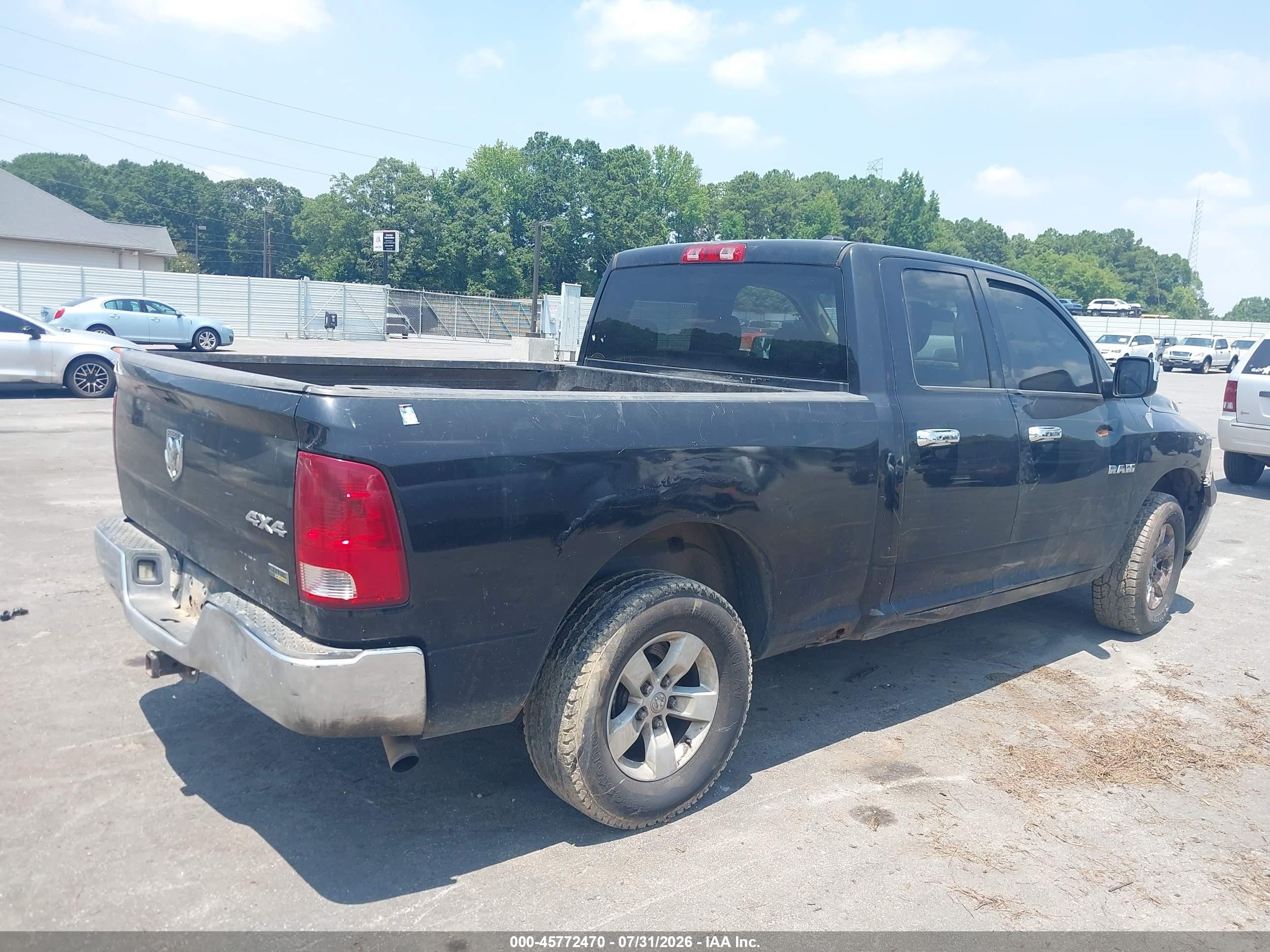 2010 Dodge Ram 1500 St Black vin: 1D7RV1GP9AS224445