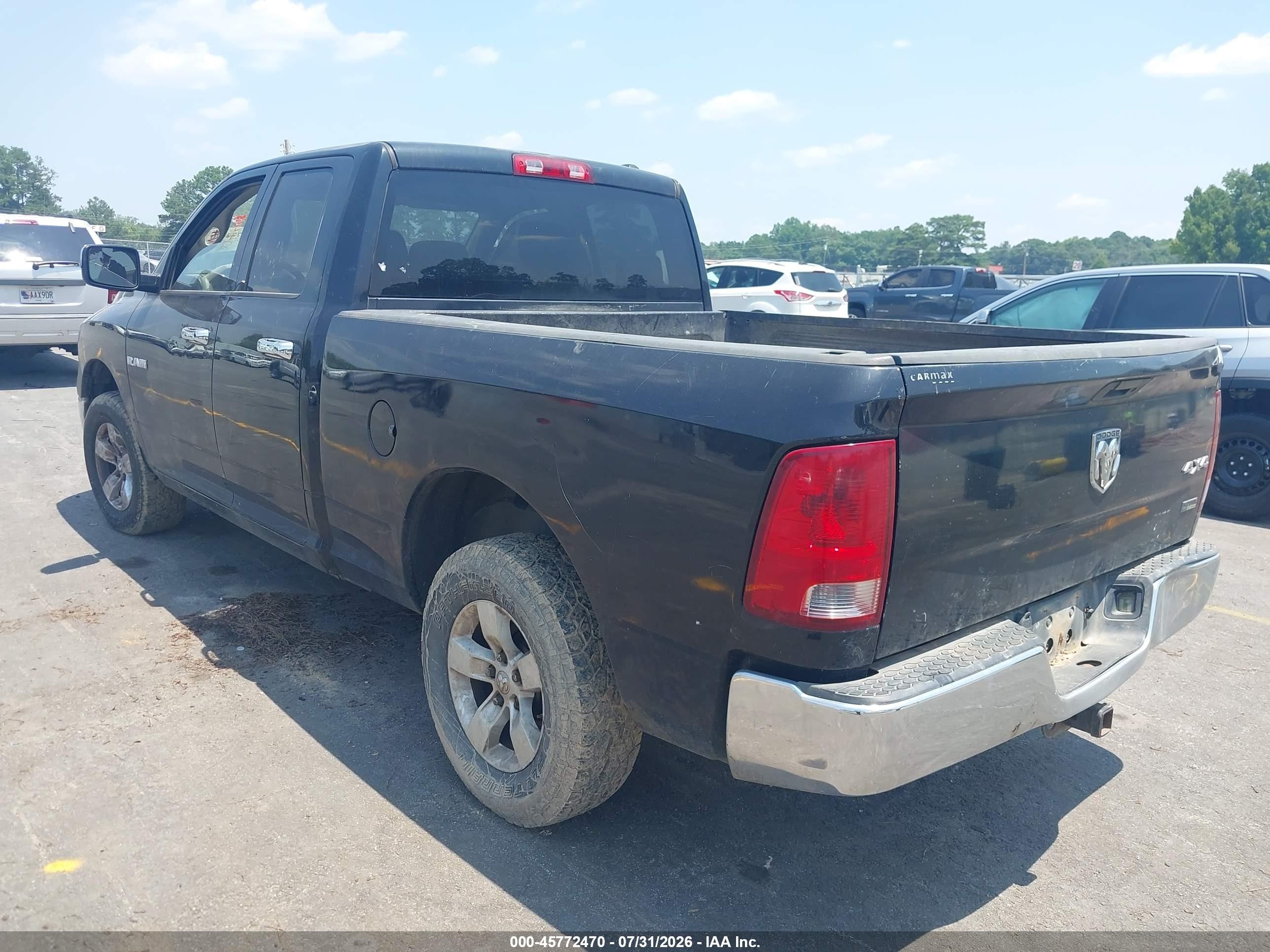 2010 Dodge Ram 1500 St Black vin: 1D7RV1GP9AS224445
