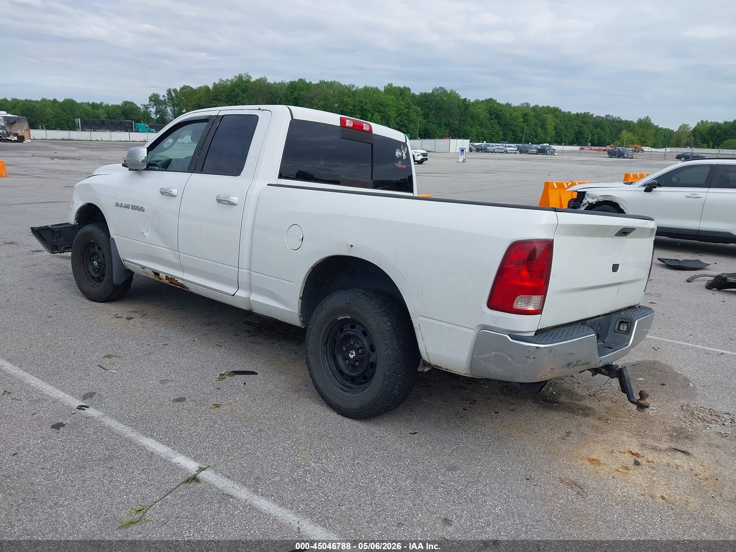 2011 Ram Ram 1500 Slt White vin: 1D7RV1GP9BS535682