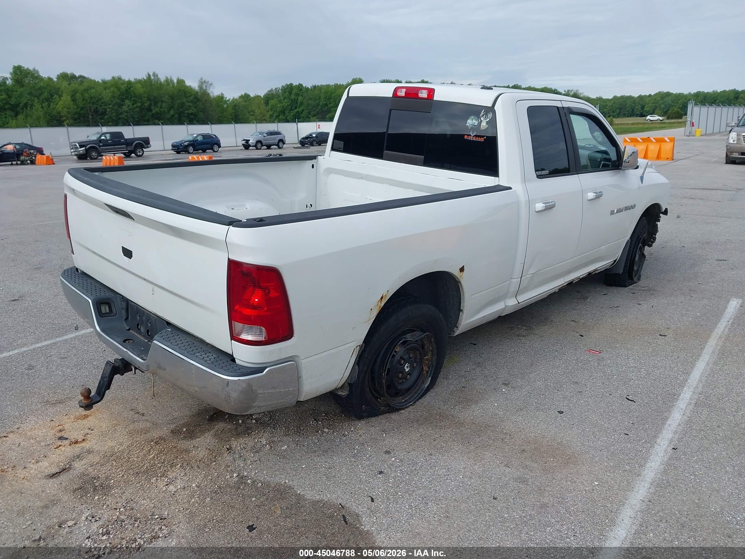 2011 Ram Ram 1500 Slt White vin: 1D7RV1GP9BS535682