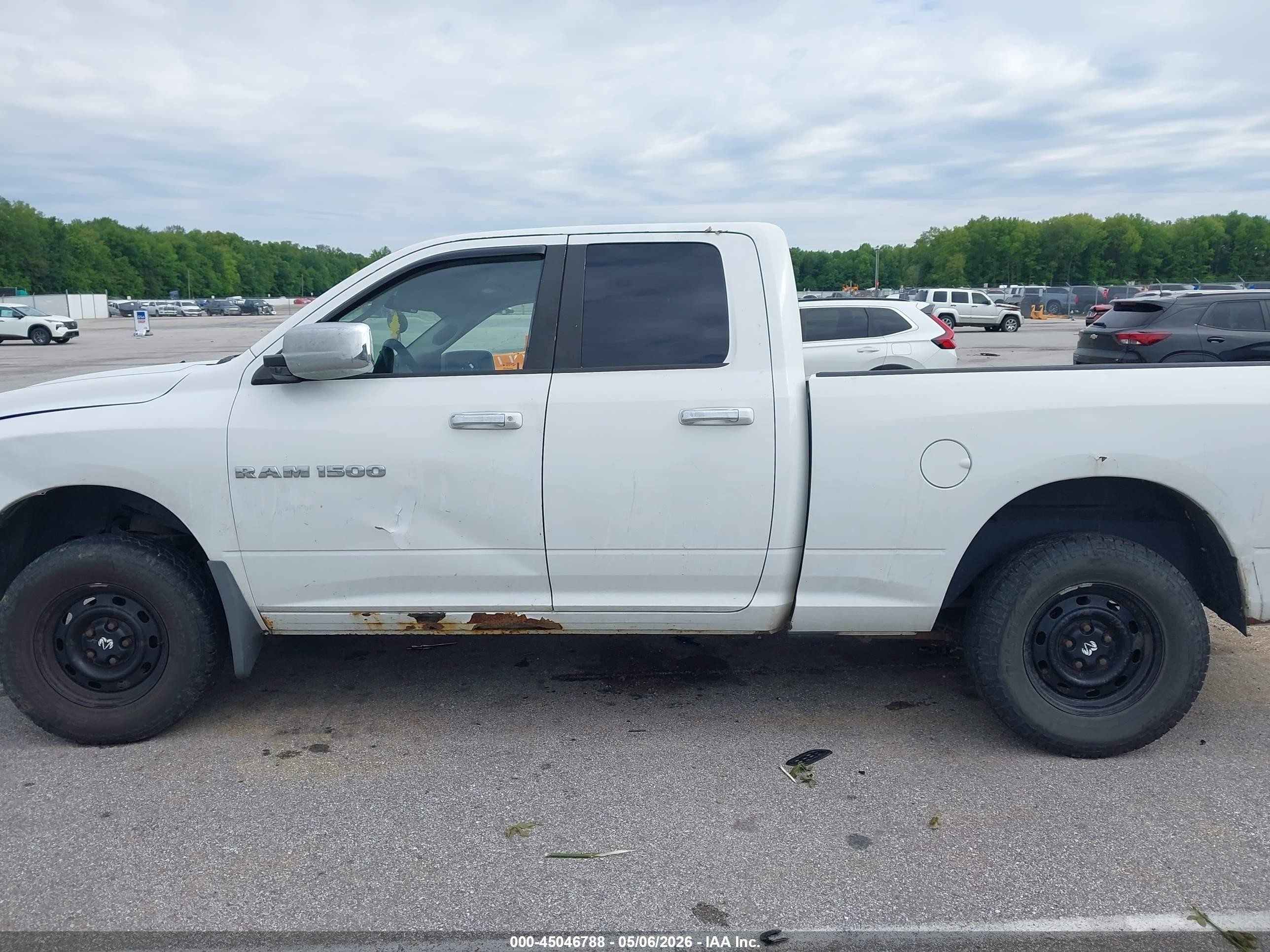 2011 Ram Ram 1500 Slt White vin: 1D7RV1GP9BS535682