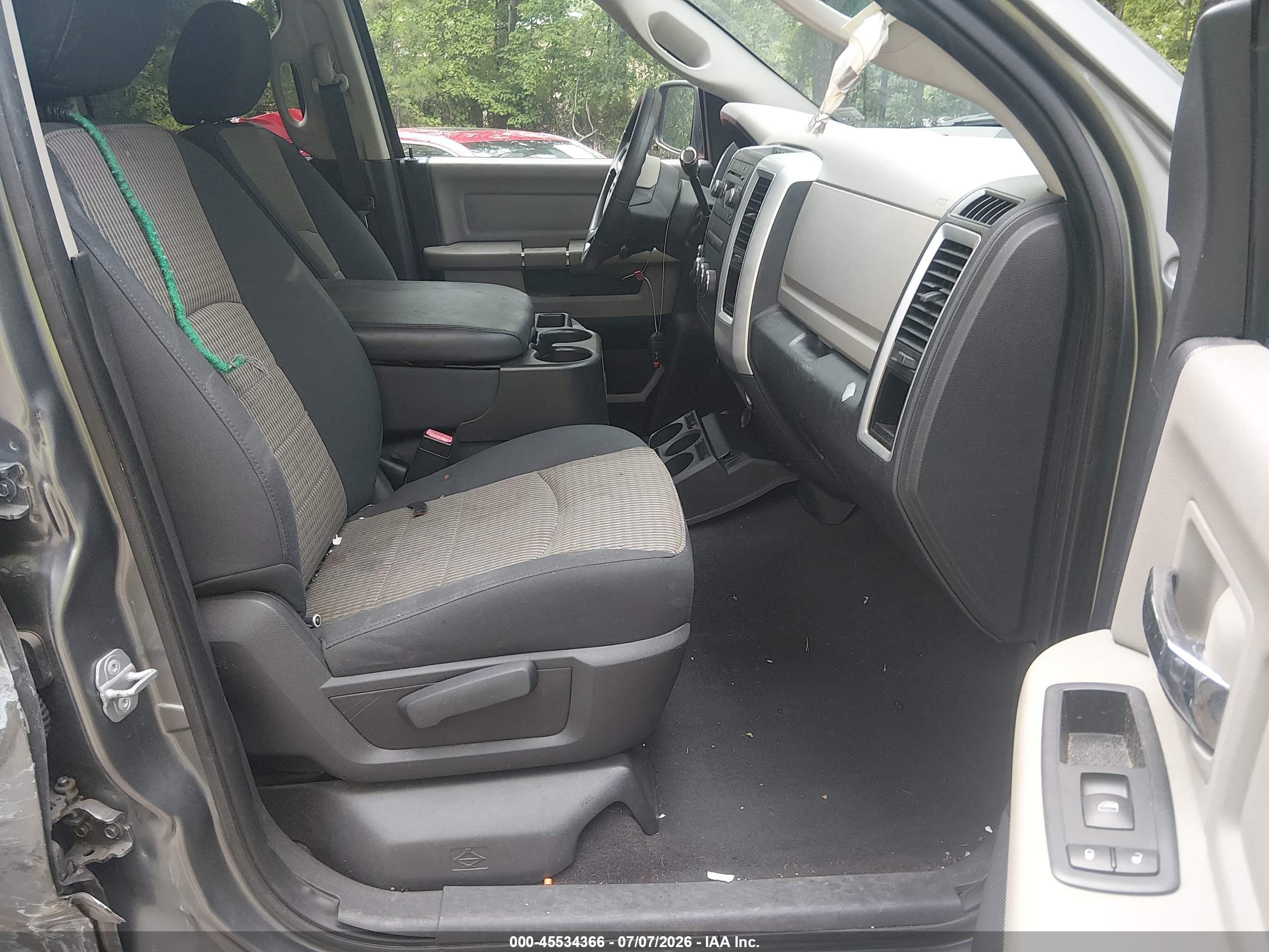2010 Dodge Ram 1500 Slt/sport/trx Gray vin: 1D7RV1GPXAS113144
