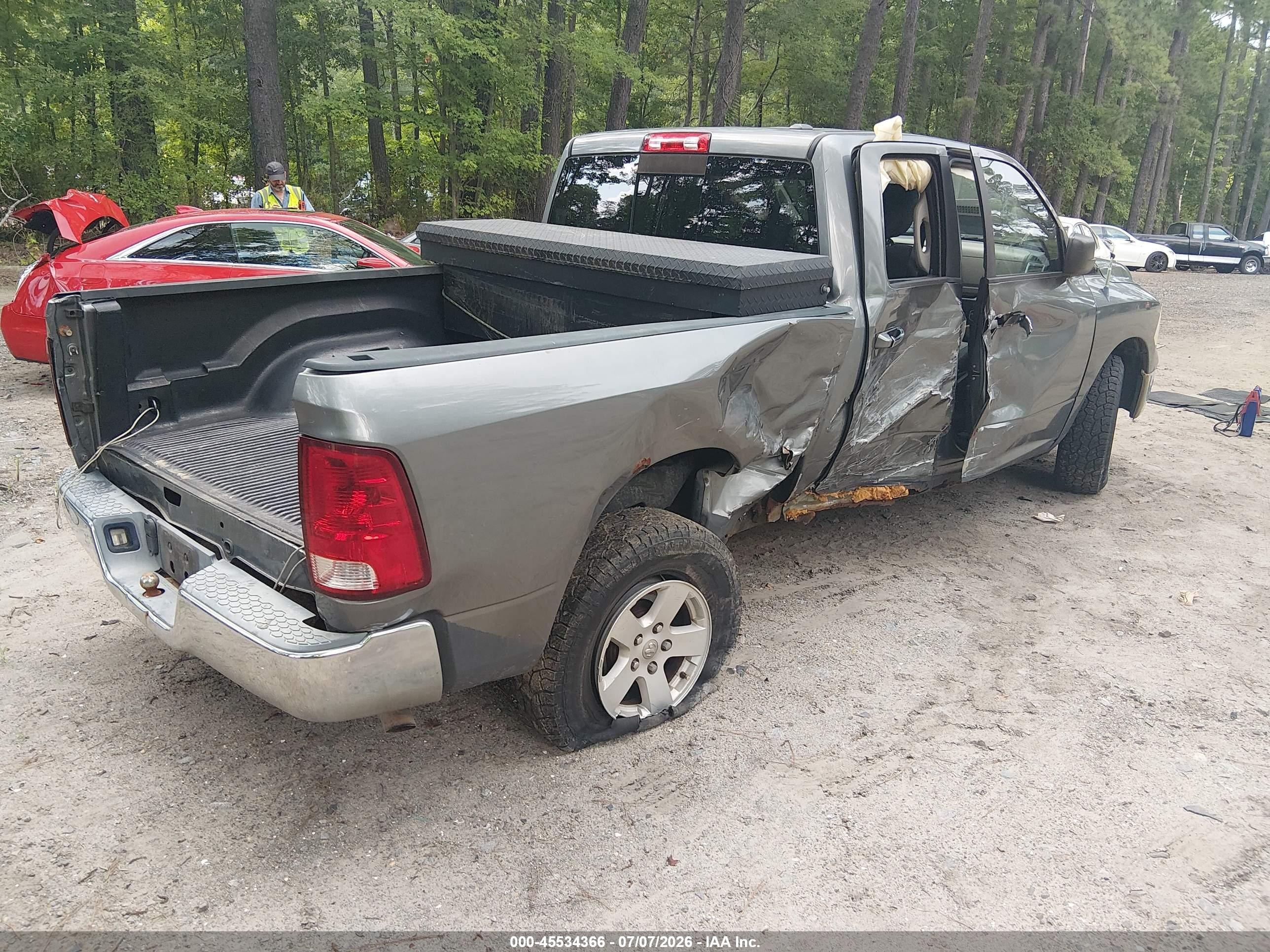 2010 Dodge Ram 1500 Slt/sport/trx Gray vin: 1D7RV1GPXAS113144