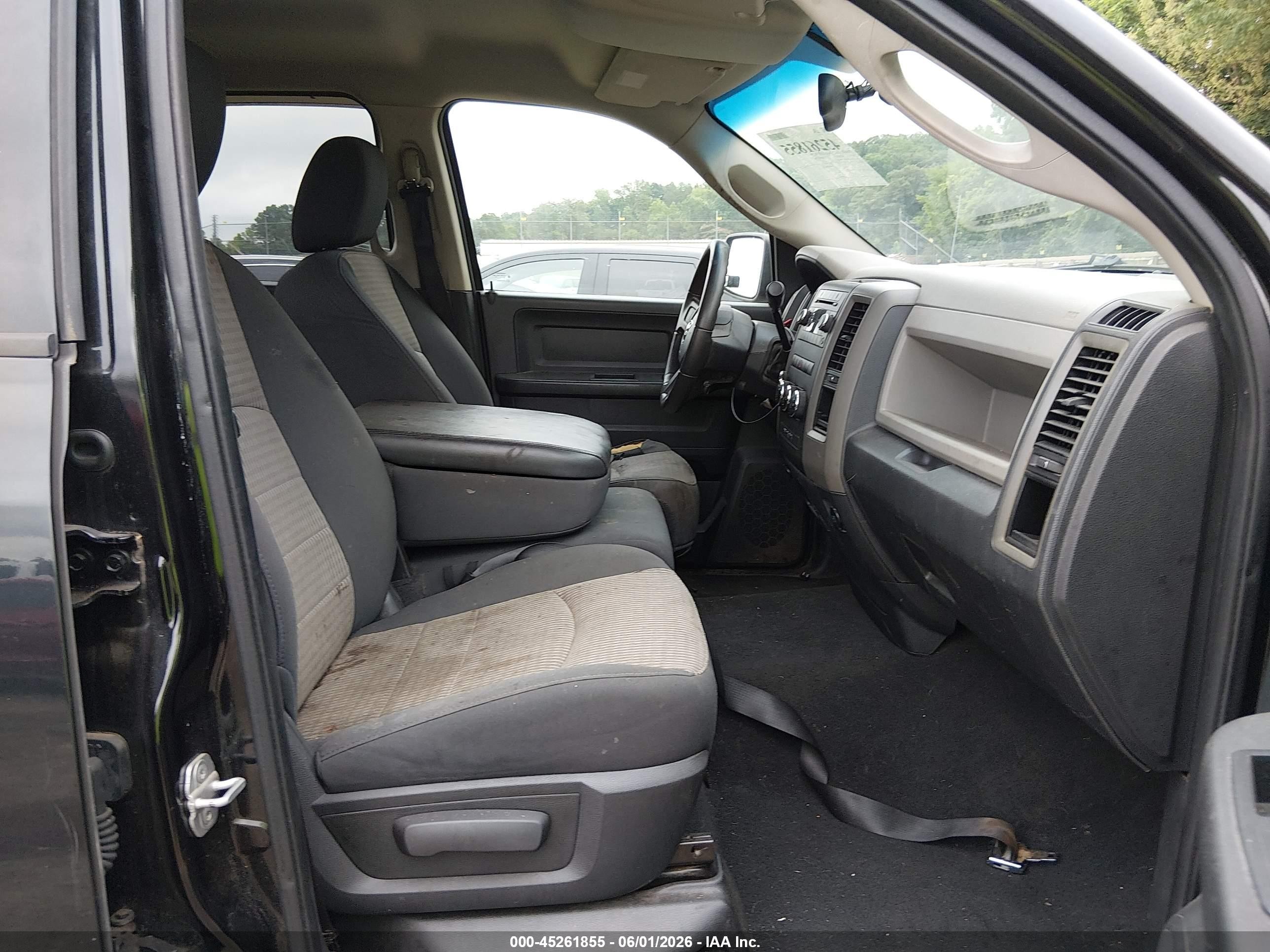 2010 Dodge Ram 1500 St Black vin: 1D7RV1GPXAS199328