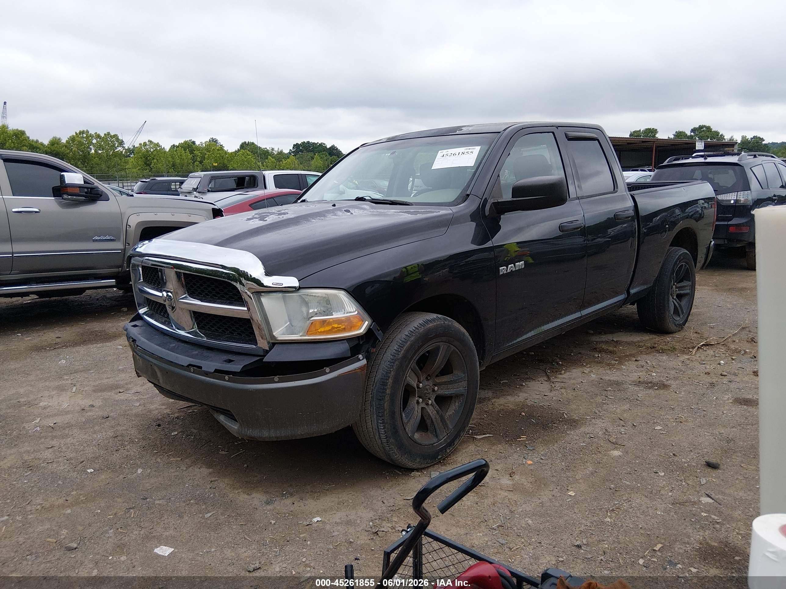 2010 Dodge Ram 1500 St Black vin: 1D7RV1GPXAS199328