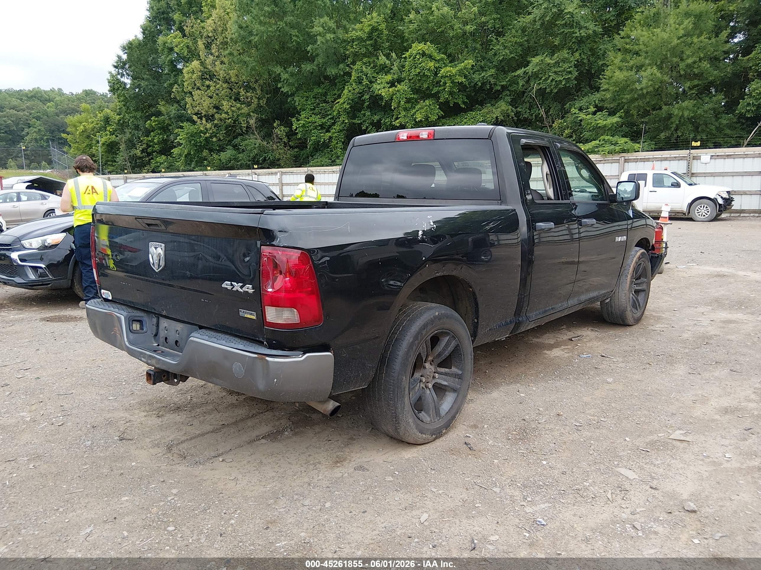 2010 Dodge Ram 1500 St Black vin: 1D7RV1GPXAS199328