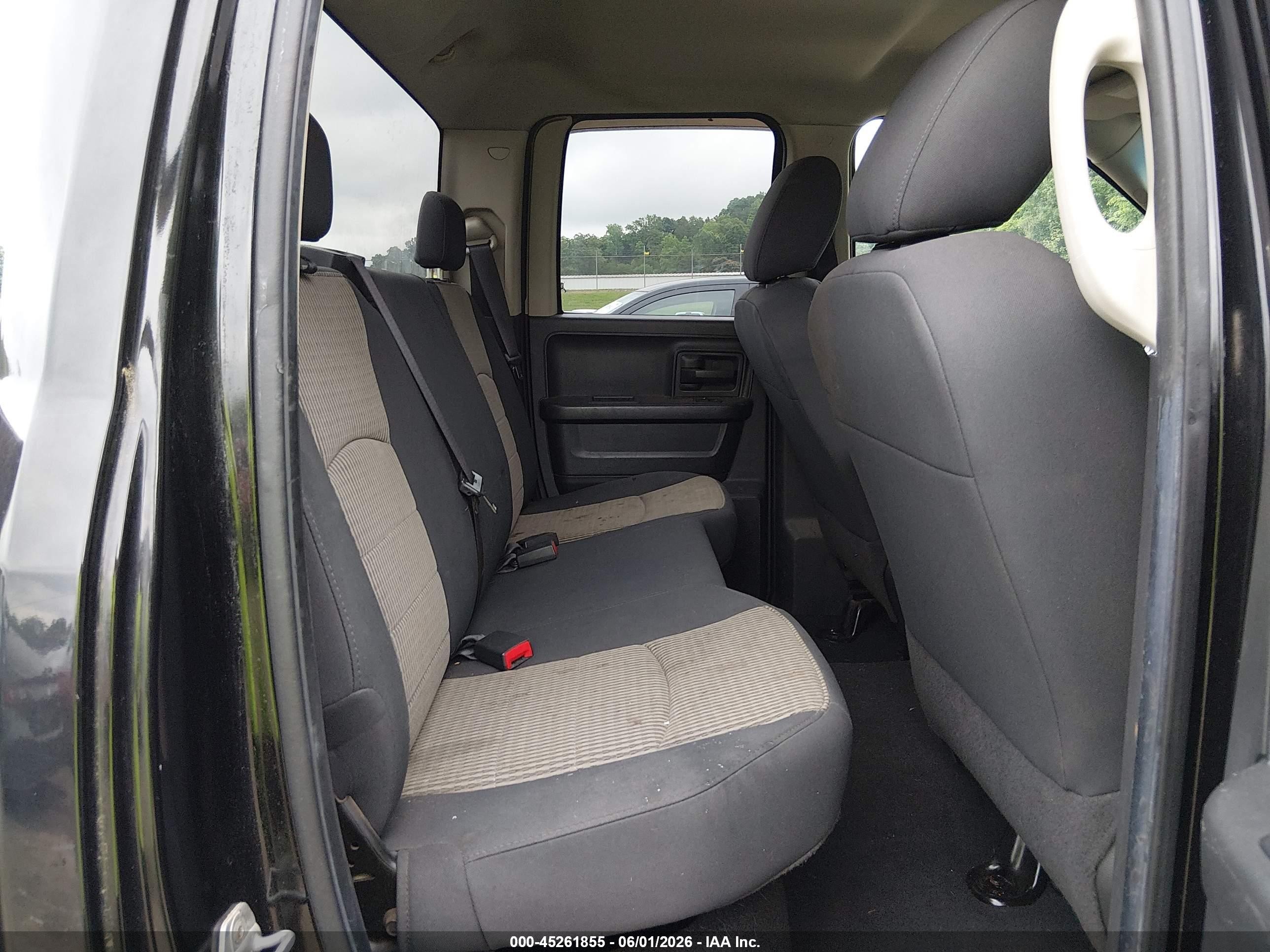2010 Dodge Ram 1500 St Black vin: 1D7RV1GPXAS199328