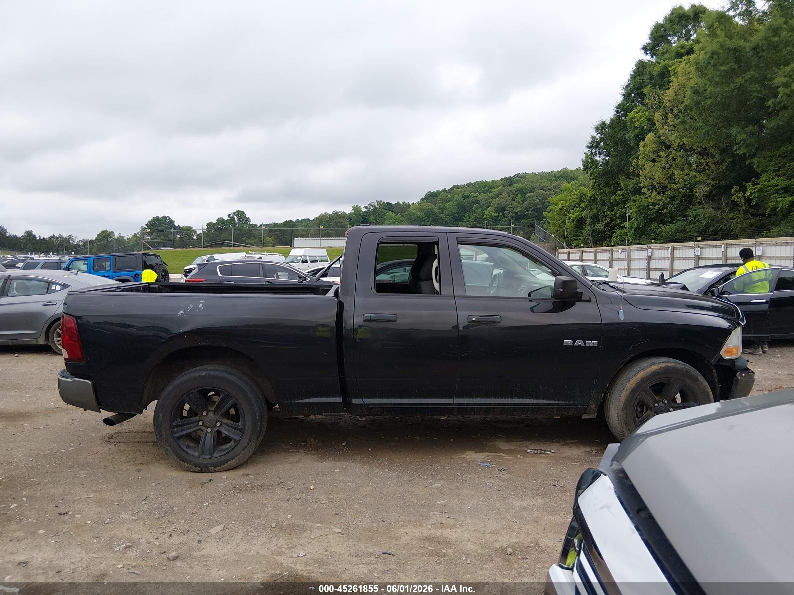 2010 Dodge Ram 1500 St Black vin: 1D7RV1GPXAS199328