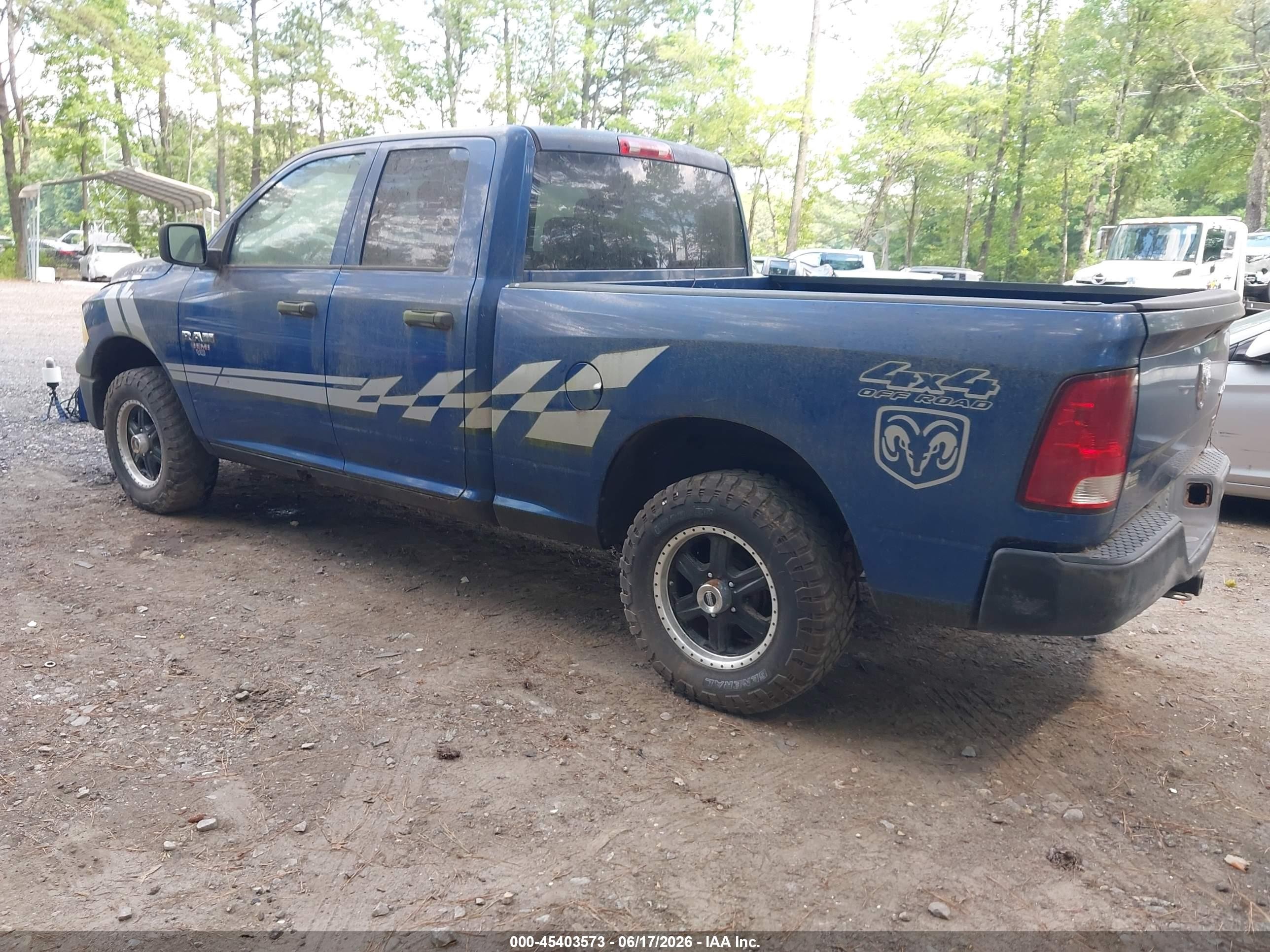 2010 Dodge Ram 1500 St Blue vin: 1D7RV1GPXAS257938