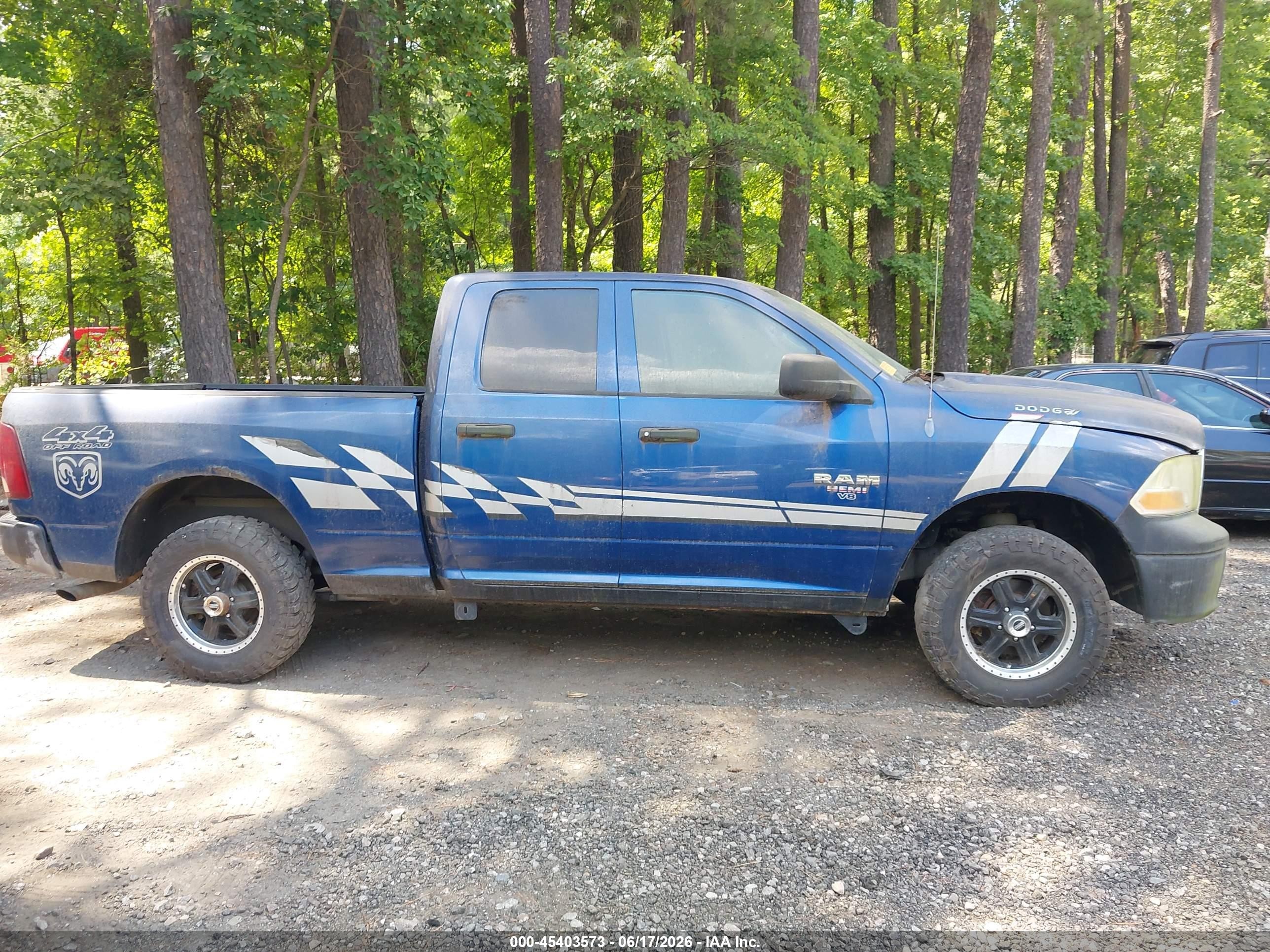 2010 Dodge Ram 1500 St Blue vin: 1D7RV1GPXAS257938