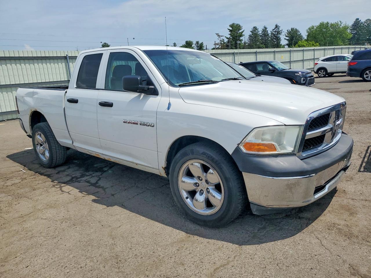2011 Dodge Ram 1500 White vin: 1D7RV1GPXBS572529